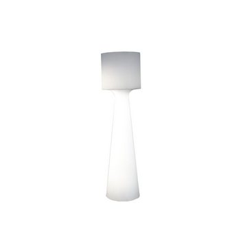 Licht-Trend LED Außen-Stehlampe LED-Außen-Stehleuchte Grace 170cm mit Akku und Fernbedienung Weiß, RGBW & Kaltweiß