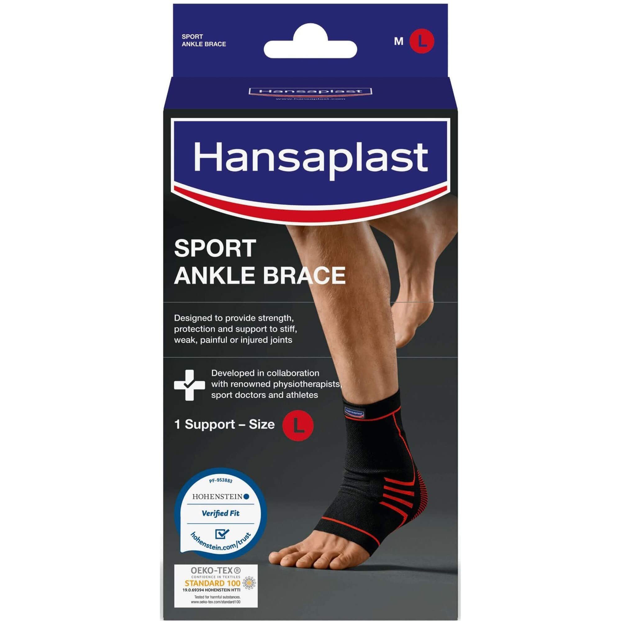 Beiersdorf AG Wundpflaster Hansaplast Fußgelenk-BandageGr. L/XL Knöchelumfang: 21,5 - 25,5 cm