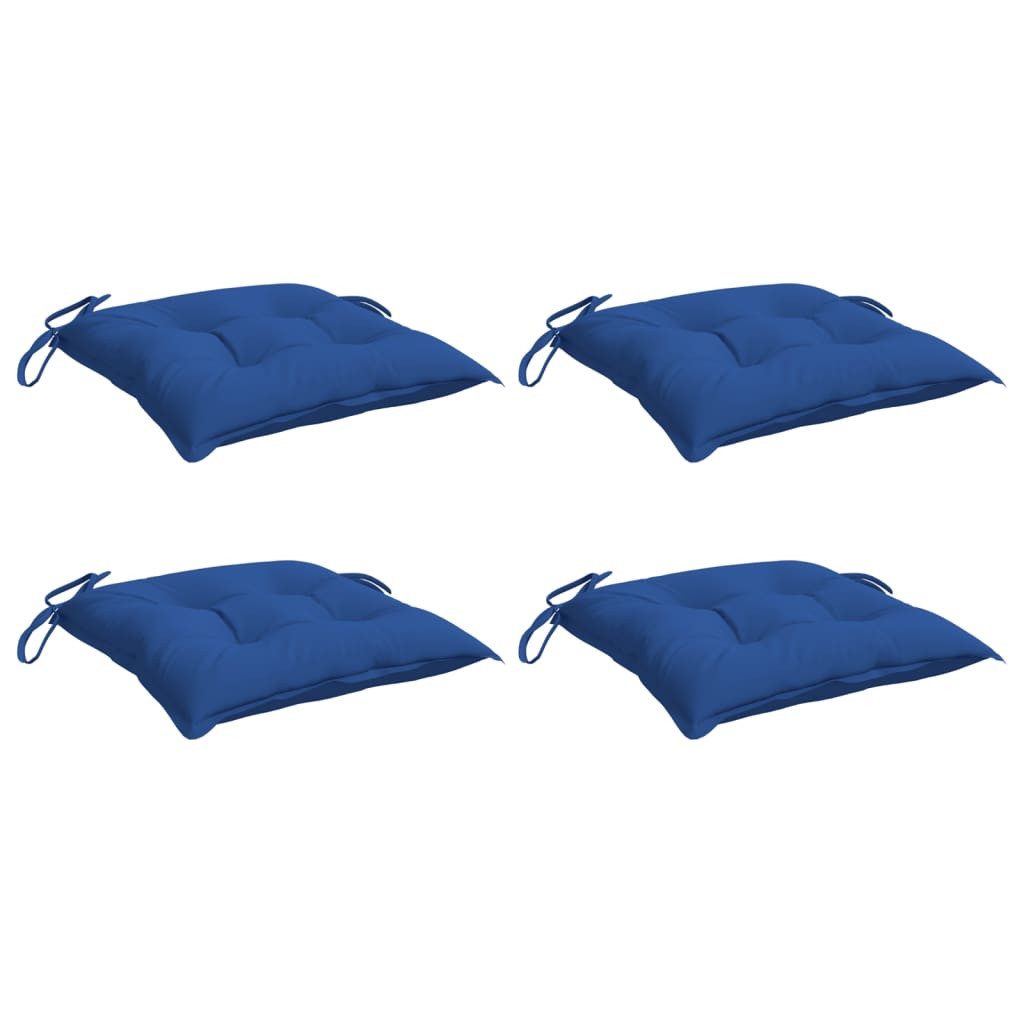 vidaXL Sitzauflage Palettenkissen 4 Stk. Blau günstig online kaufen