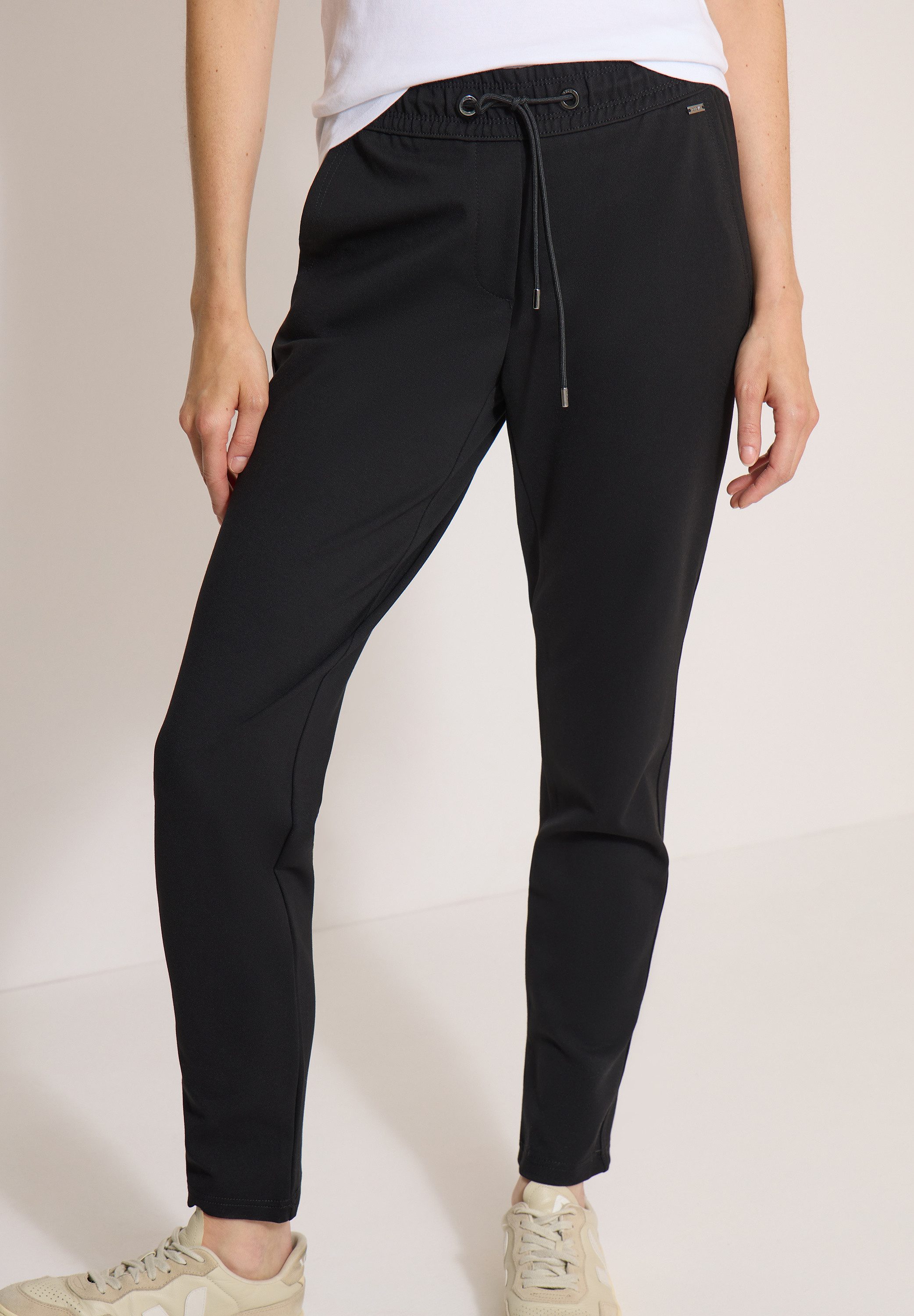 CECIL Stoffhose Style Tracey mit elastischem Bund und Tunnelzug