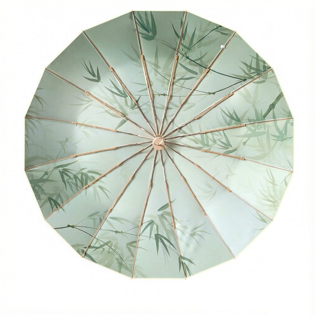 nsihing Taschenregenschirm Sonnenschirm Doppelknochen-Fiberglas 16 Rippen wasserdichter