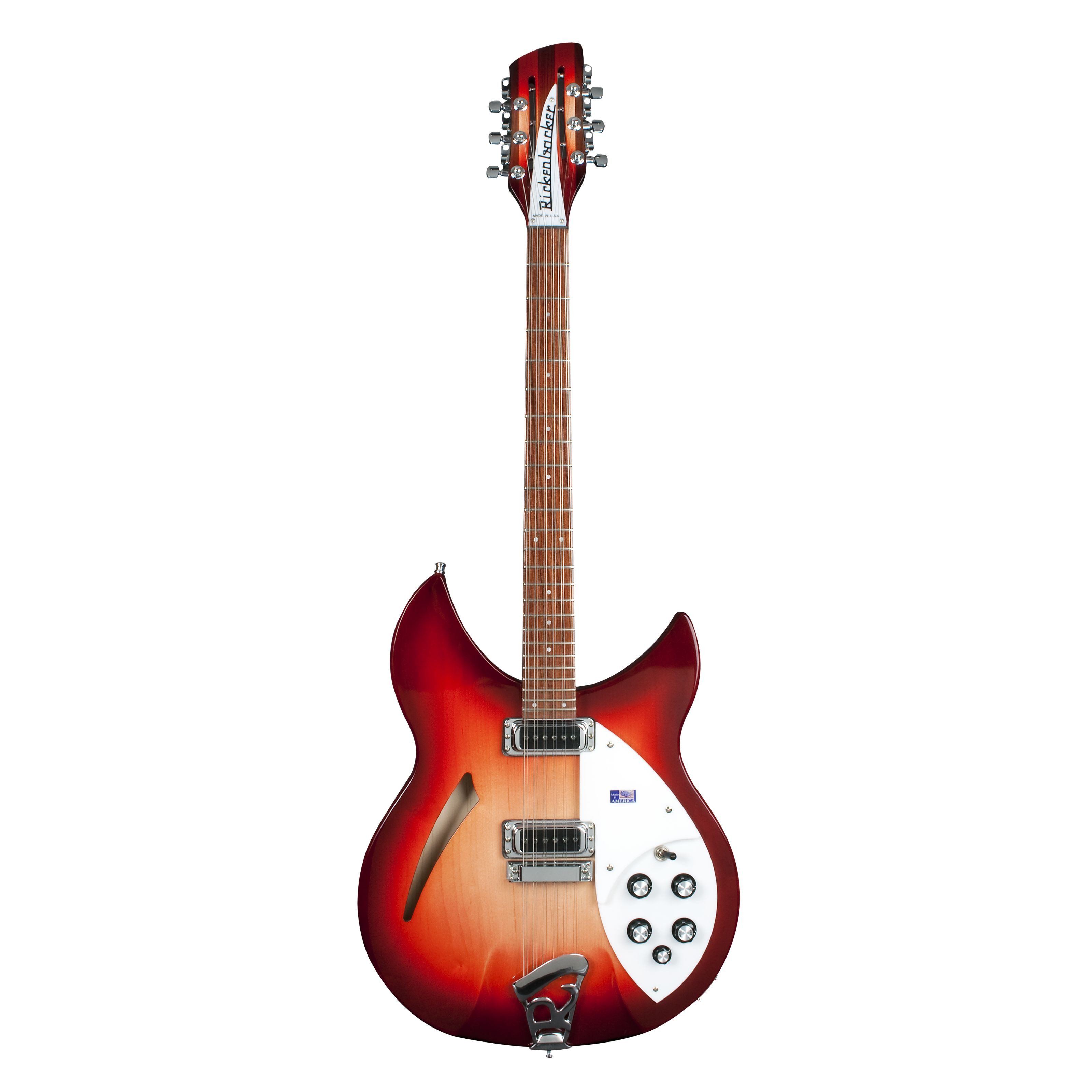 Rickenbacker Halbakustik-Gitarre, 330/12 Thinline 12-String FG Fireglo, Halb-Akustik Gitarren, Custom-Shop, 330/12 Thinline 12-String FG Fireglo - Halbakustik Custom Gitarre