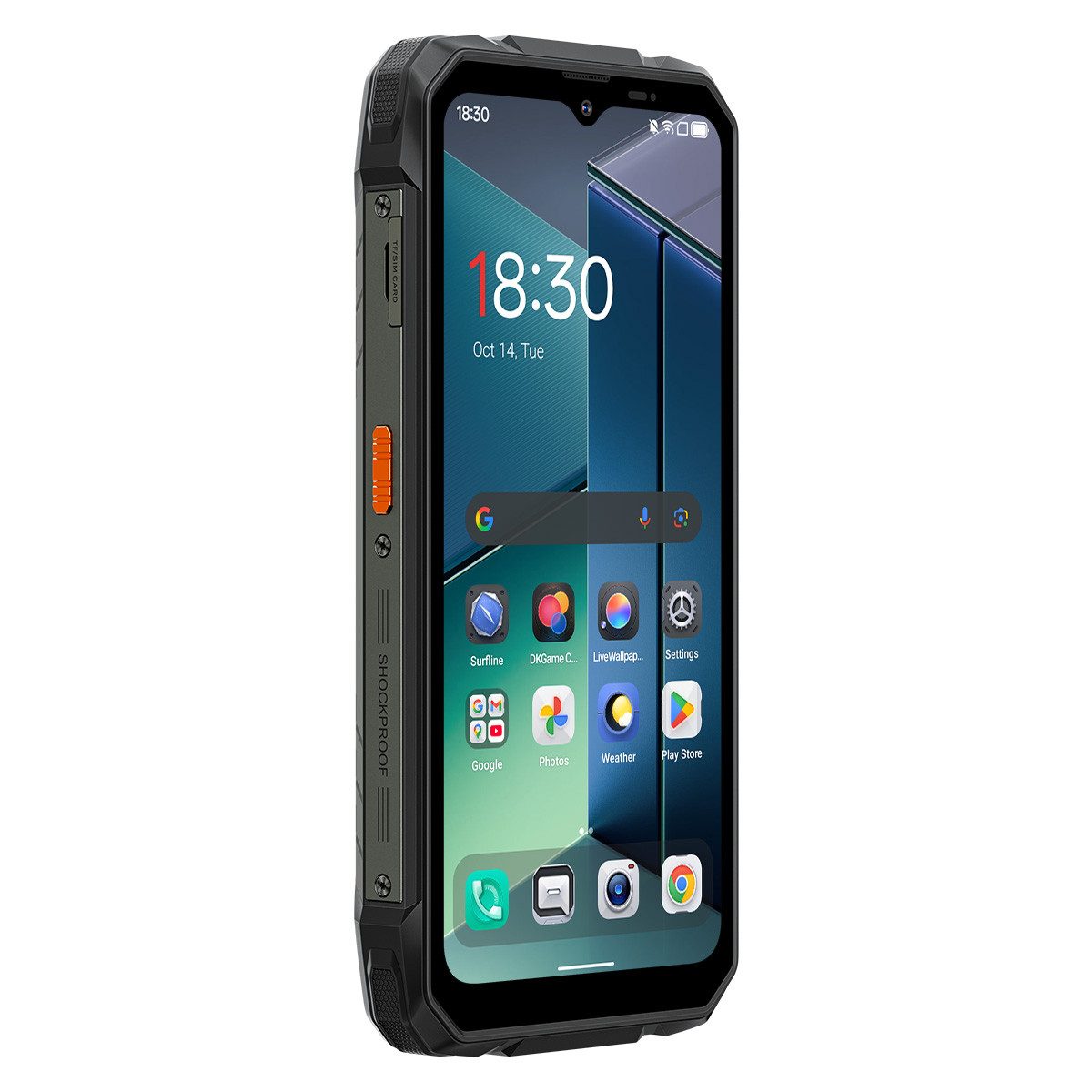blackview ROCK 1 Android 16, 20 MP Nachtsicht, Dual-Display Outdoor Smartphone (16,66 cm, 256 GB Speicherplatz, 16 MP + 20 MP Kamera, Android 16, 6,56"+2.01", 256GB, 16MP+20MP Nachtsicht, 33W)