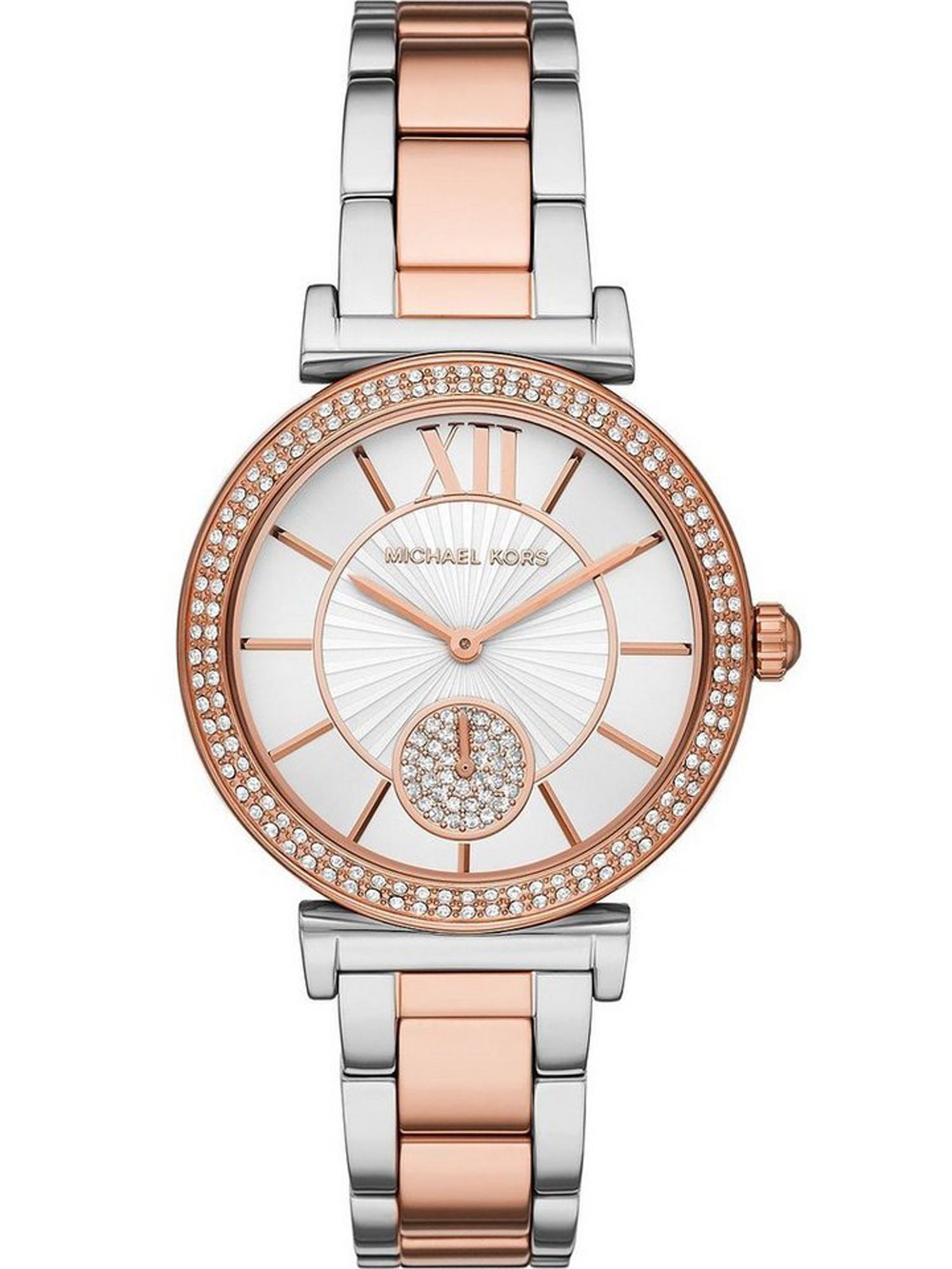MICHAEL KORS Quarzuhr MK4616 MK4616, Michael Kors MK4616 Uhr Damenuhr Edelstahl bicolor