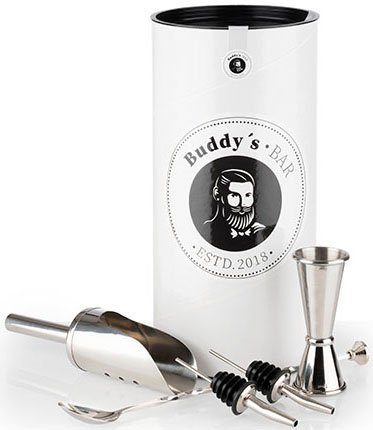 Buddy's Cocktail-Set Buddy´s Bar, (Set, 5-tlg), Gin-Tonic Medium Set, Bar Equipment, lebensmittelecht