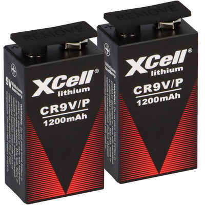XCell »2x XCell Lithium 9V Block Hochleistungs- Batterien« Batterie