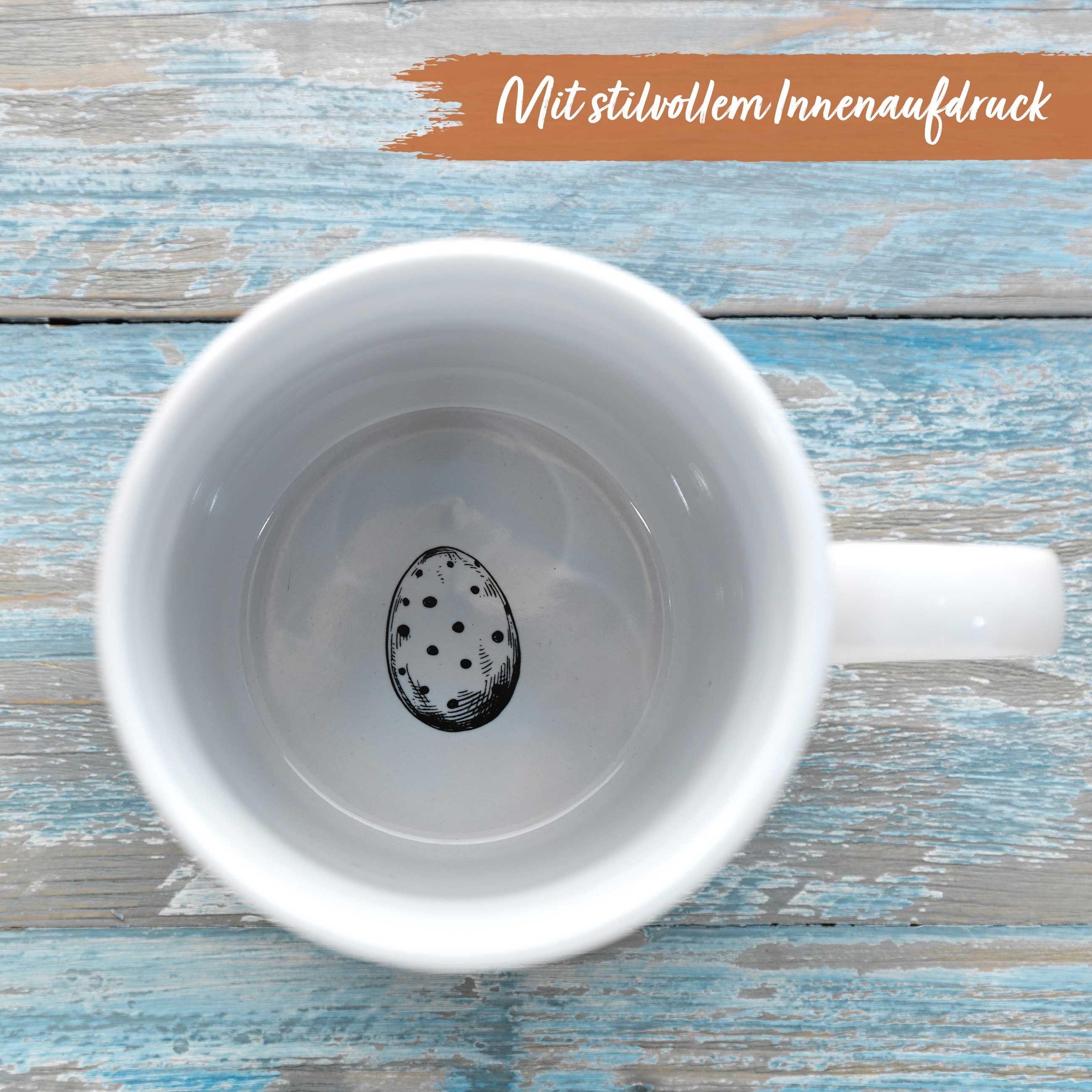 PAPIERDRACHEN Tasse Tasse mit Kork Untersetzer