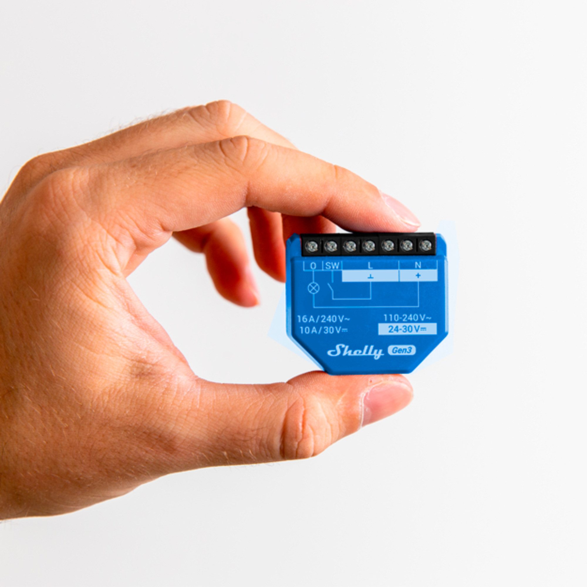 Shelly Relais-Modul Shelly 1 Gen3, Relais, (2er Pack)