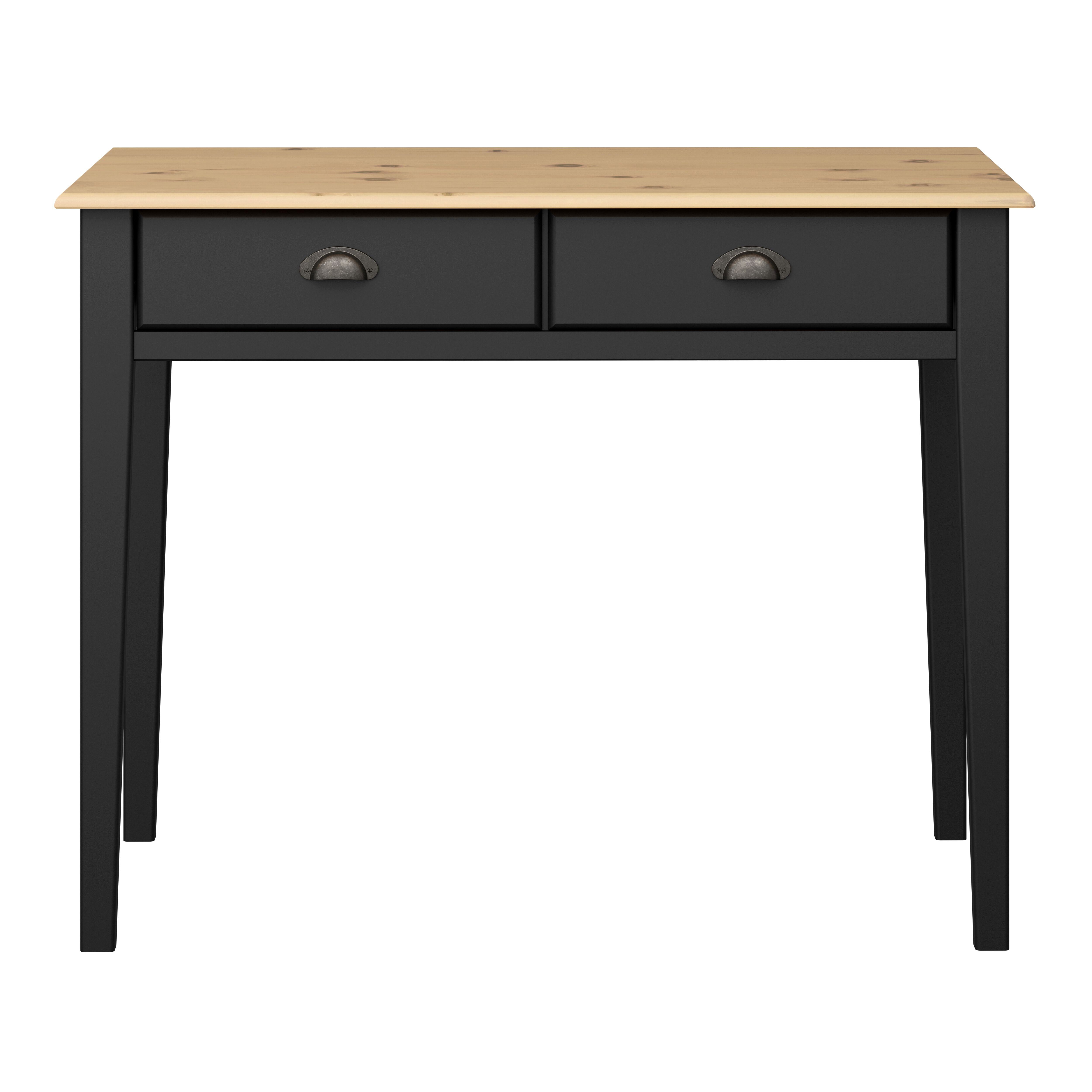 loft24 Schreibtisch Leander, mit 2 Schubladen aus FSC®-zertifiziertem Holz
