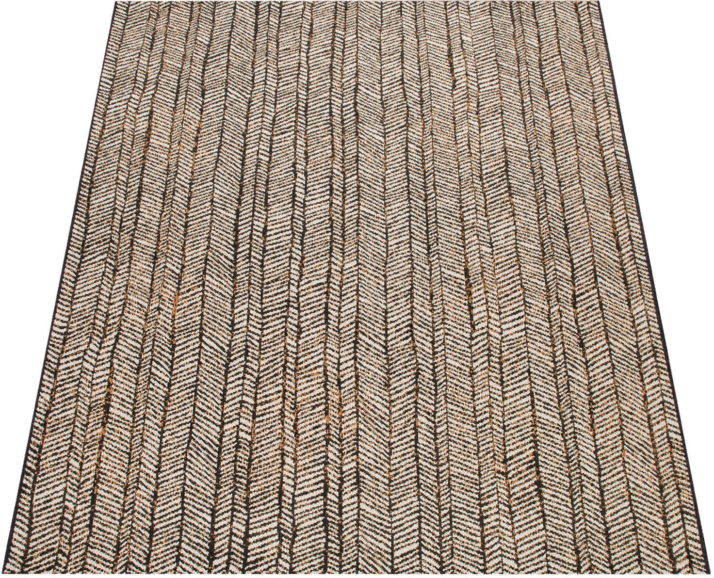 Teppich »Ostende 542«, Paco Home, rechteckig, Höhe 4 mm, Flachgewebe, modernes Design, In- und Outdoor geeignet, Wohnzimmer-Otto