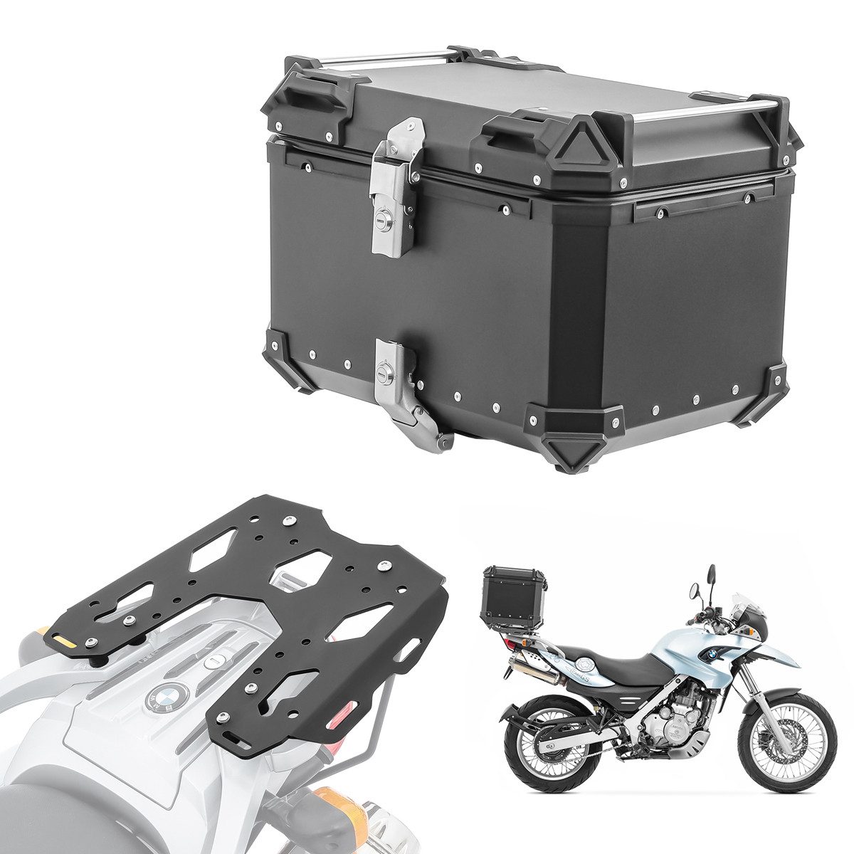 Bagtecs Schraube Set Alu Topcase + Gepäckbrücke passend für BMW F 650 GS / Dakar 04-07