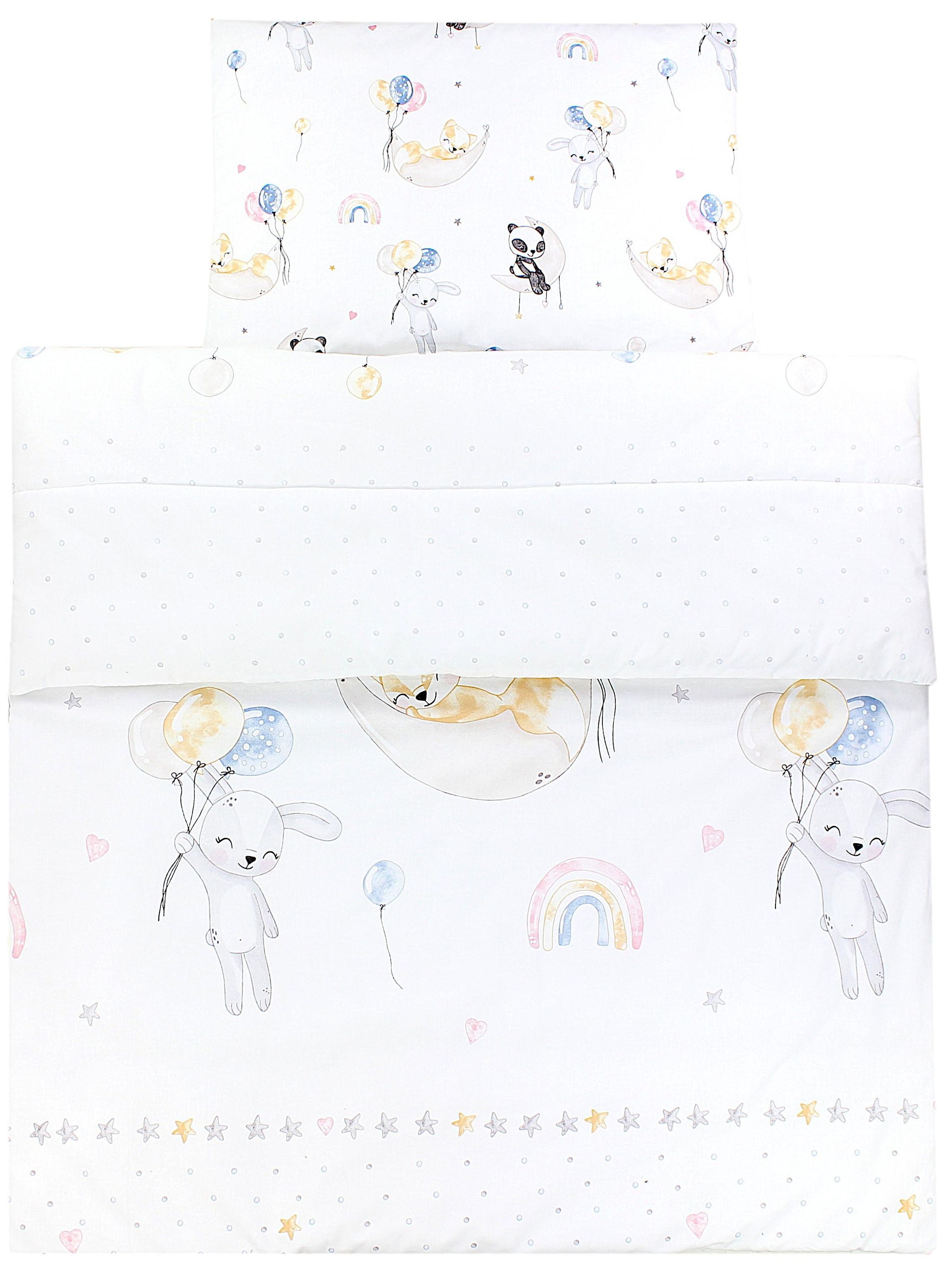 TupTam Kinderbettdecke Kinder Gemusterte Bettdecken Set Ganzjahresdecke Kopfkissen 2tlg.