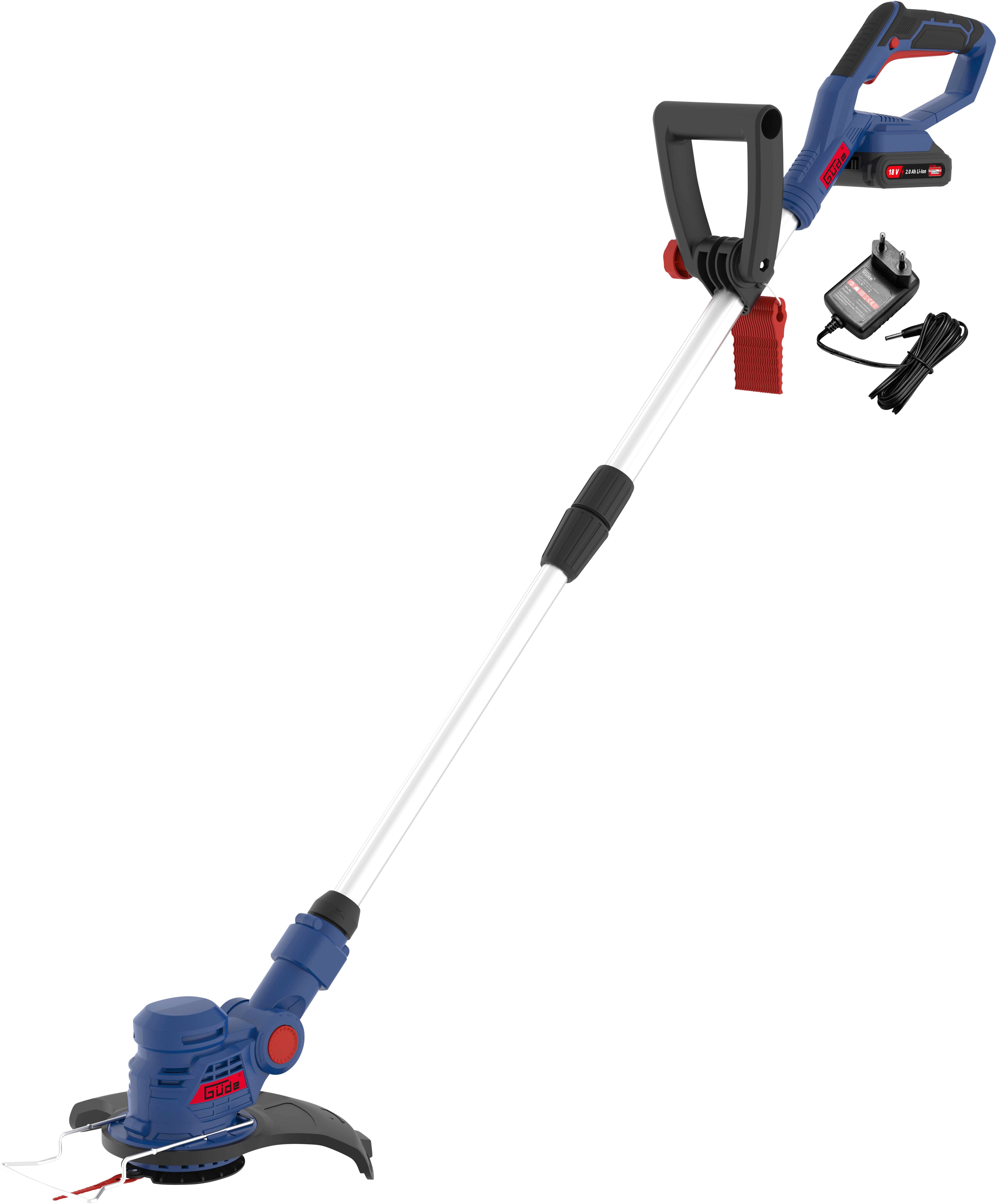 Güde Akku-Rasentrimmer RT 18-201-05, 25,5 cm Arbeitsbreite Messer