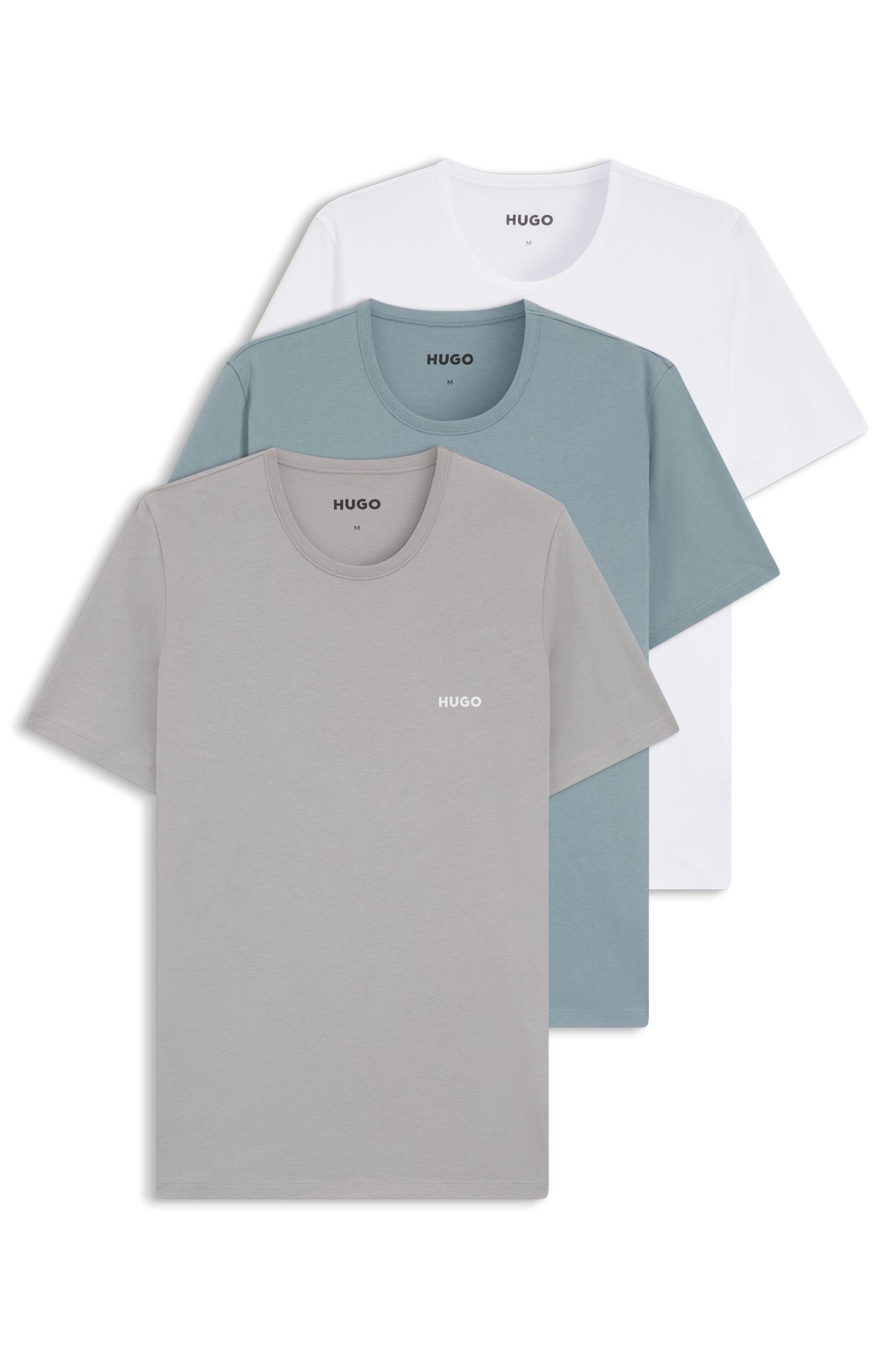 HUGO T-Shirt RN TRIPL (Packung, 3-tlg) mit Rundhalsausschnitt günstig online kaufen