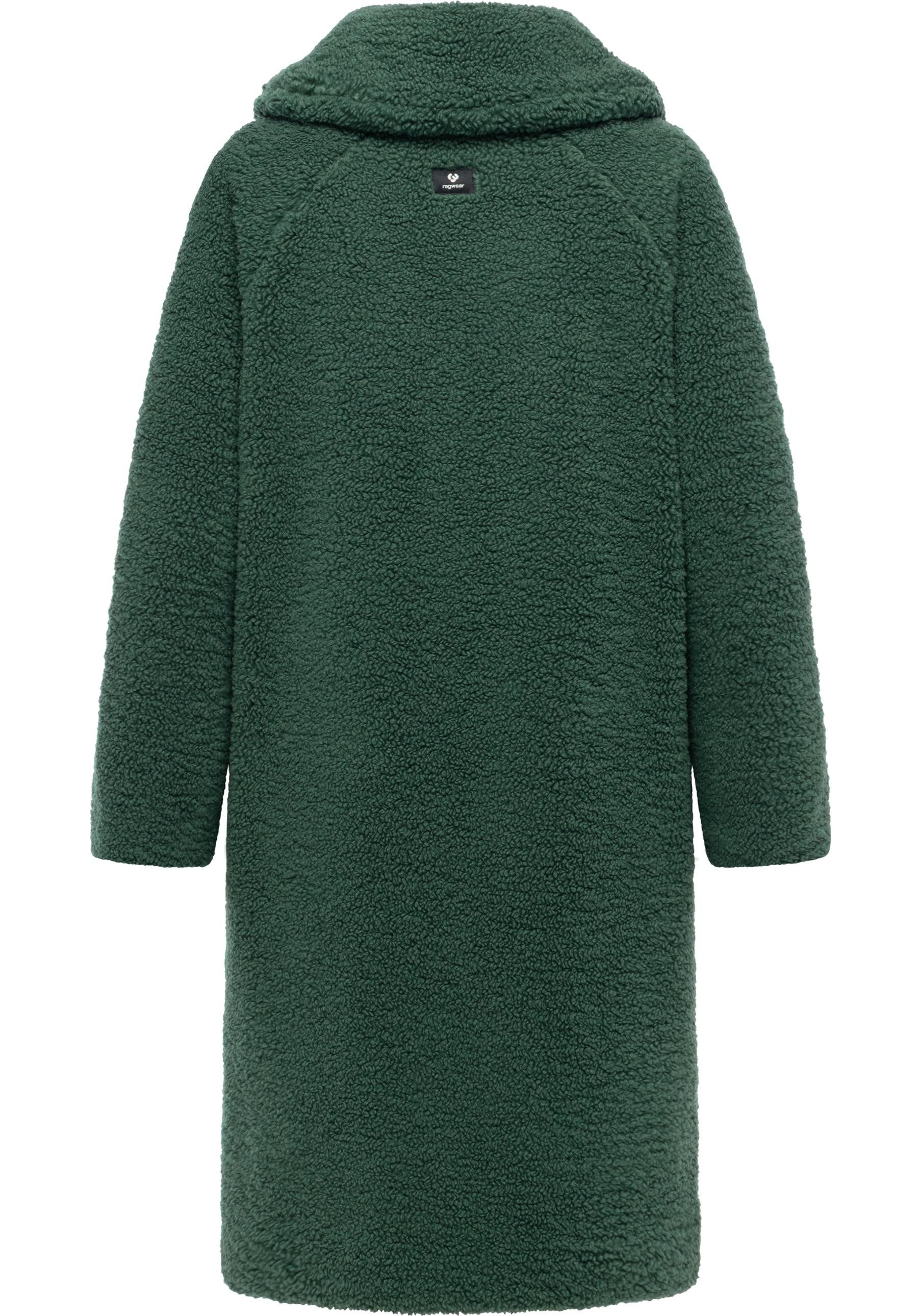 Ragwear Fellimitatmantel Tedyco YOUMODO flauschige Übergangsjacke aus kuscheligem Teddyfleece