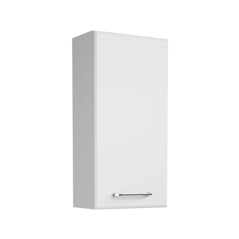 Lomadox Hängeschrank QUEBEC-66 Badezimmer Wandschrank in weiß Hochglanz, B/H/T: ca. 35/70/20 cm