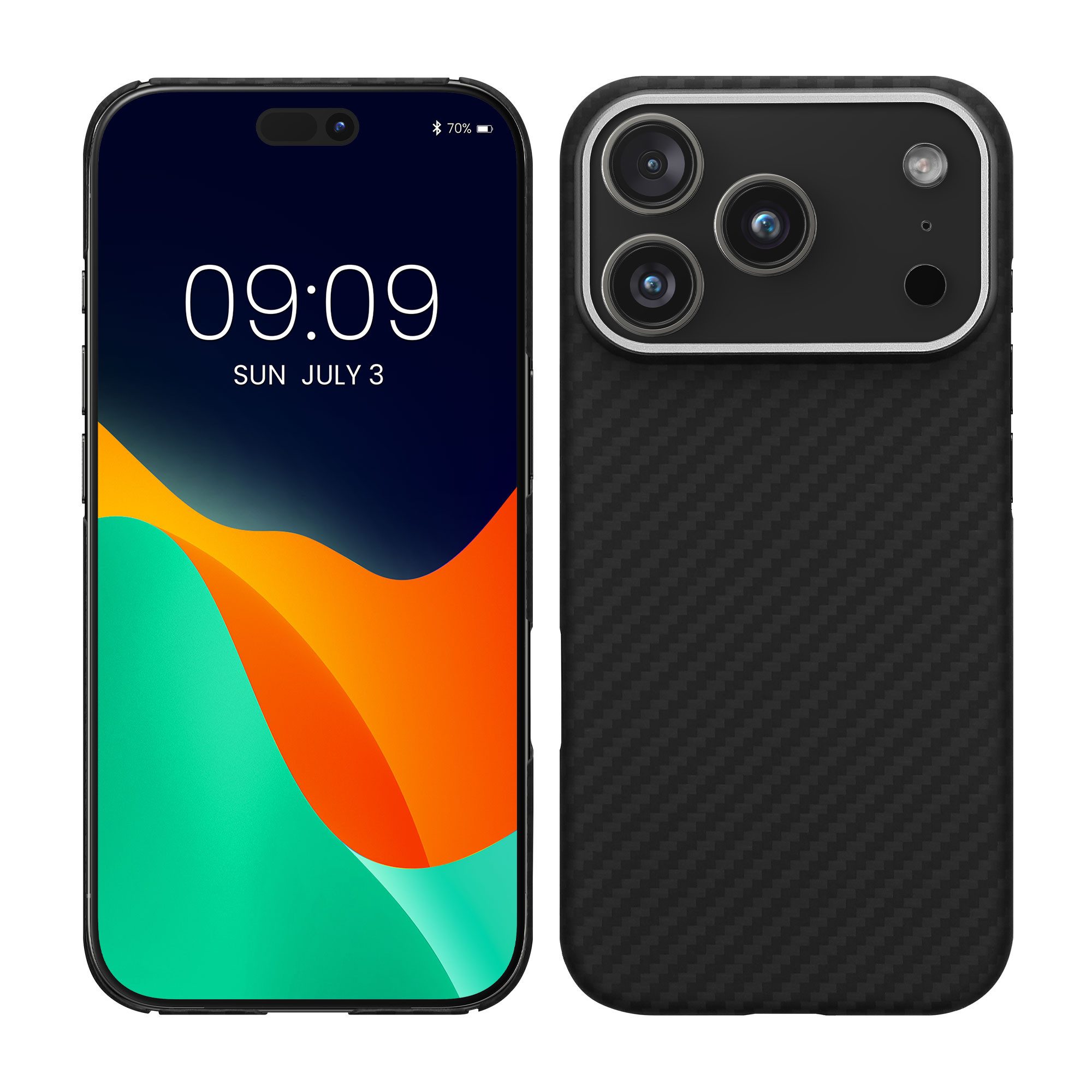 kalibri Smartphone-Hülle Hülle für Apple iPhone 17 Pro, Aramid Handy Schutzhülle - Smartphone Cover Case