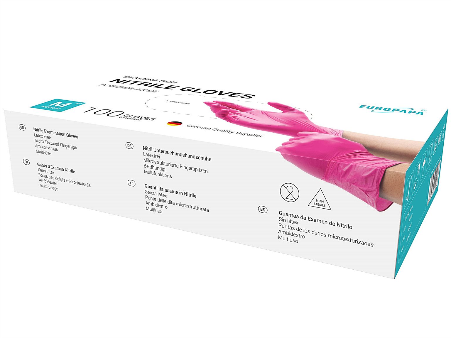 EUROPAPA Nitril-Handschuhe 500x Nitrilhandschuhe Einweghandschuhe (latexfre günstig online kaufen