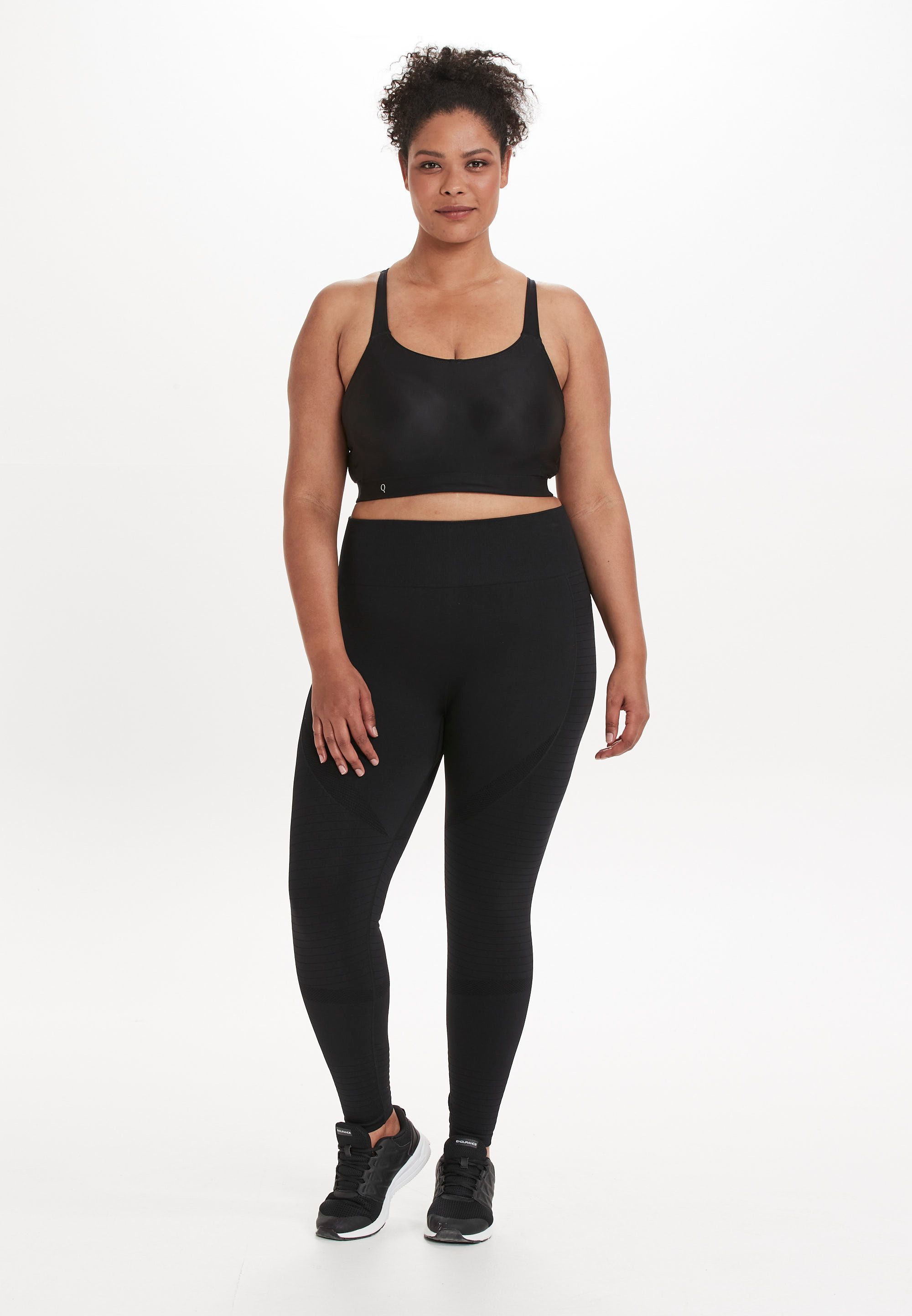 Q by Endurance Sport-BH Angelia mit elastischem Unterband