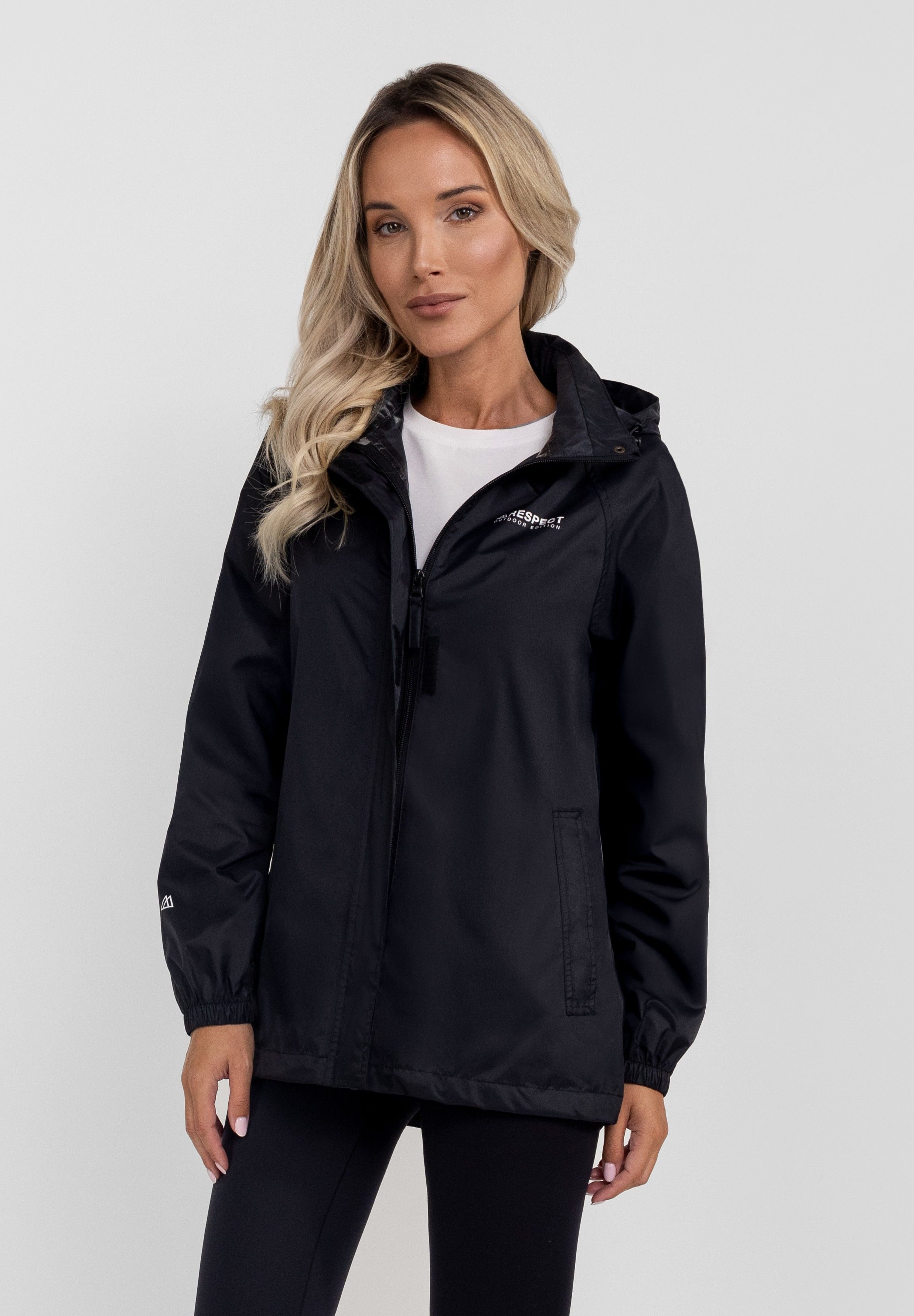 Respect Regenjacke Regenjacke mit Kapuze und Tasche (36-48) günstig online kaufen