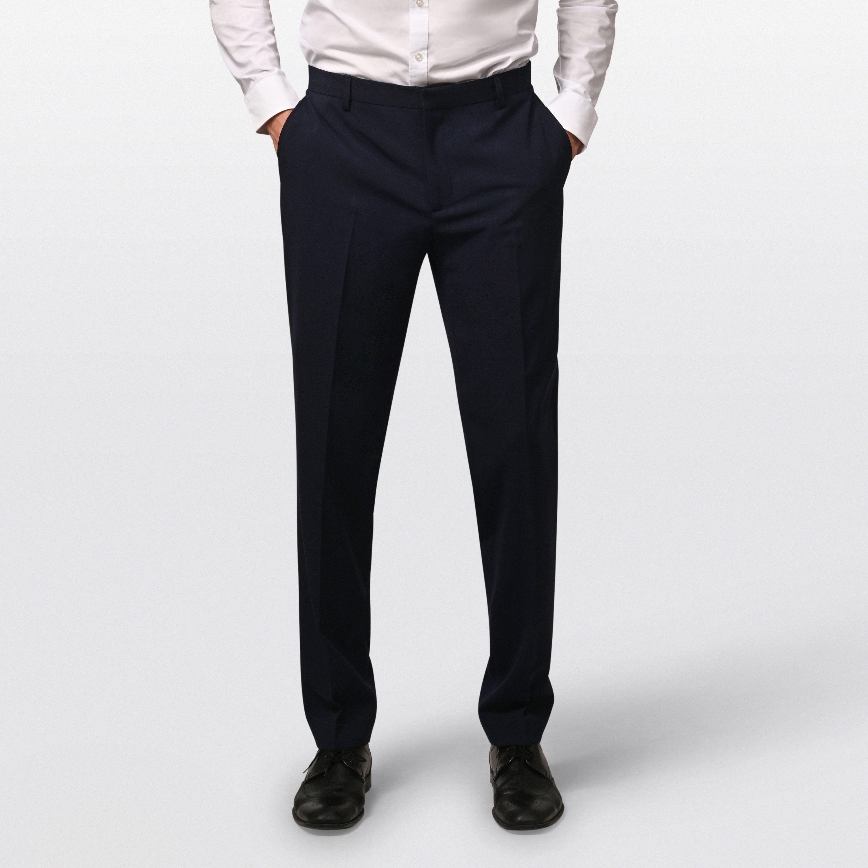 Hirschthal Anzughose Herren Business Anzughose Slim-Fit günstig online kaufen