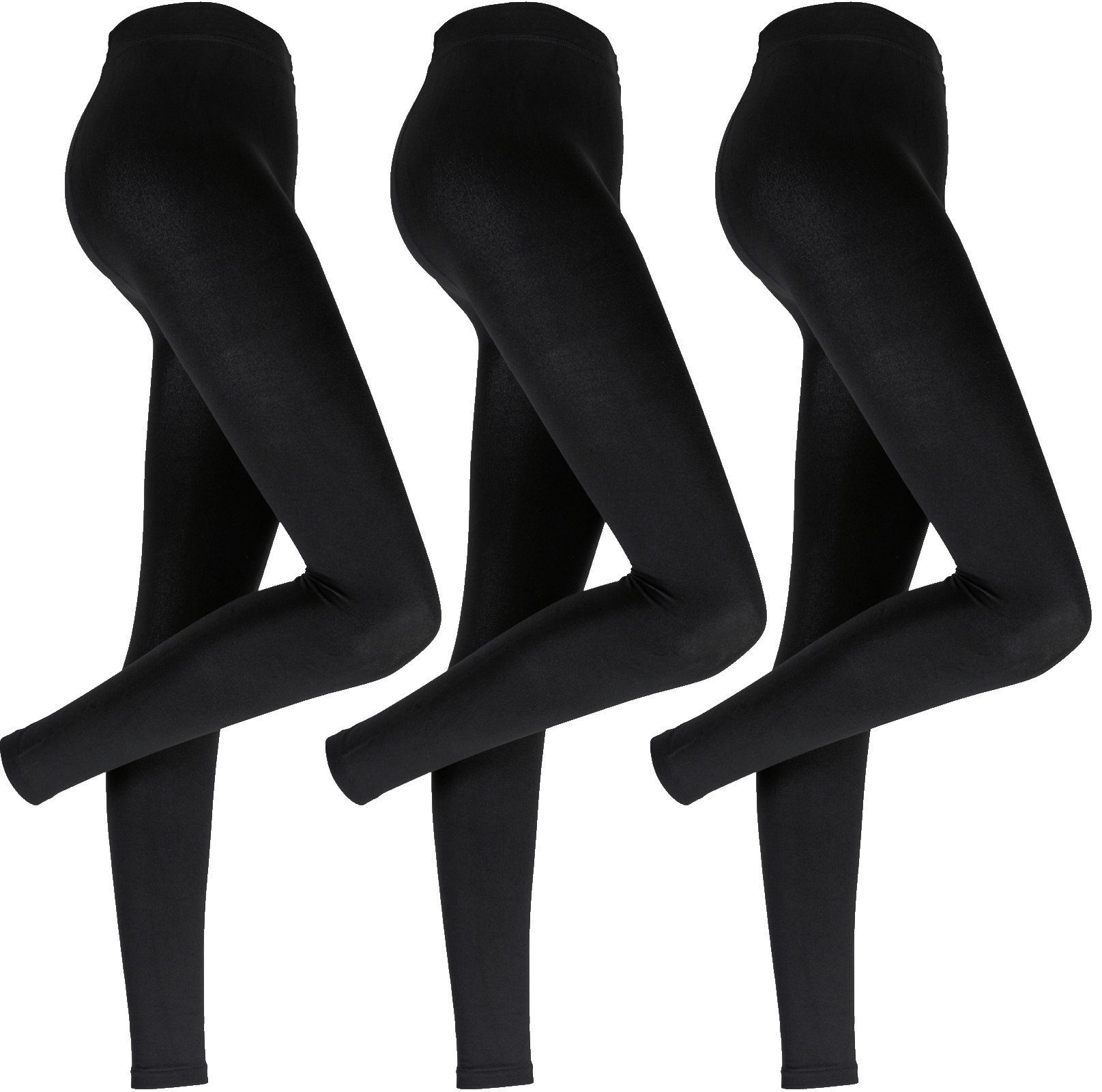 Markenwarenshop-Style Thermoleggings 3er Set Damen Thermo Leggings HEAT BOO günstig online kaufen