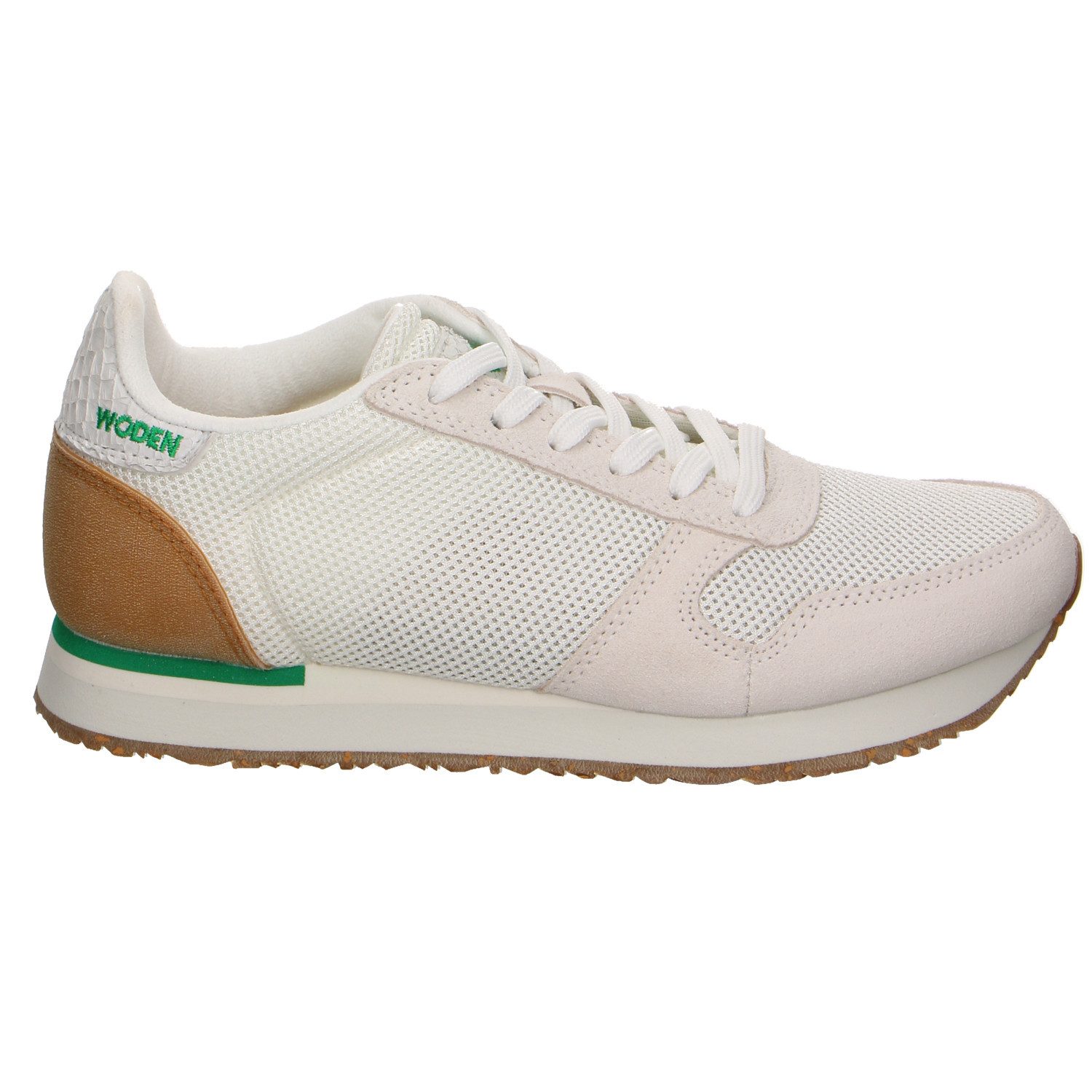 WODEN Woden Synthetik Schnürschuhe weiss Schnürschuh