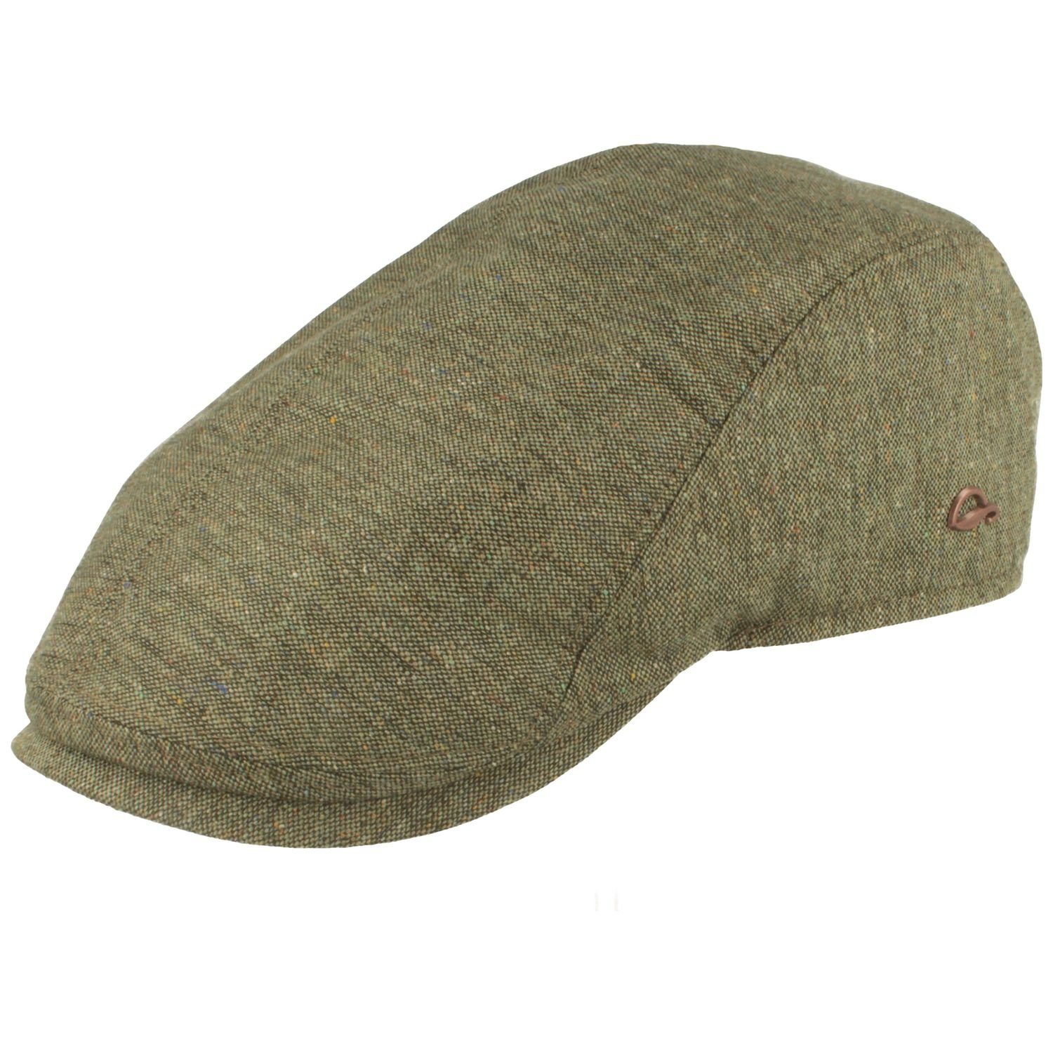 Göttmann Schiebermütze Sommer Flat-Cap aus Seide mit UV-Schutz 40+ 71 oliv