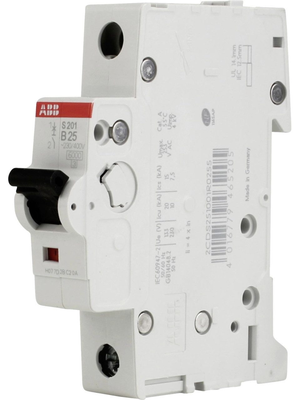 ABB Leitungsortungsgerät ABB Leitungsschutzschalter B25 25A, 1-polig