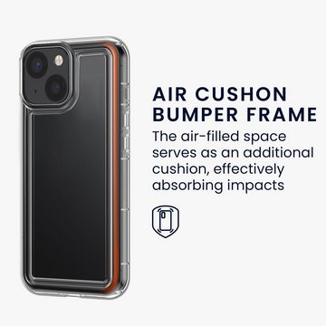 kwmobile Handyhülle Hülle für Apple iPhone 13 / iPhone 14 Handyhülle, TPU Case mit Luftpolster Bumper - Cover in Transparent