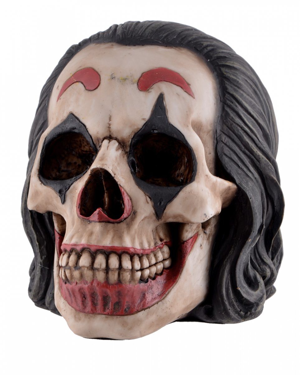 Horror-Shop Dekoobjekt The Joker Schädel als Totenkopf Deko