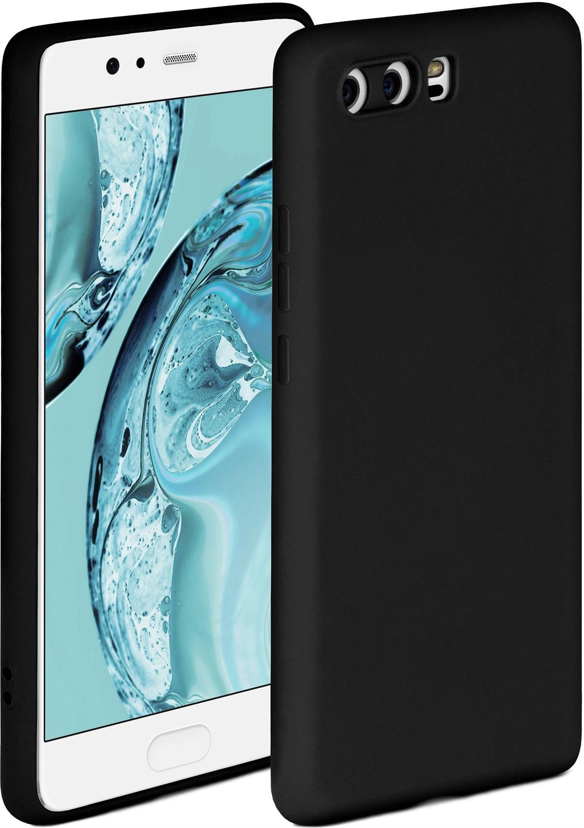 ONEFLOW Handyhülle ONEFLOW® Soft Case für Huawei P10, Hülle aus Silikon, Back Cover mit Kameraschutz, weiche Silikonhülle