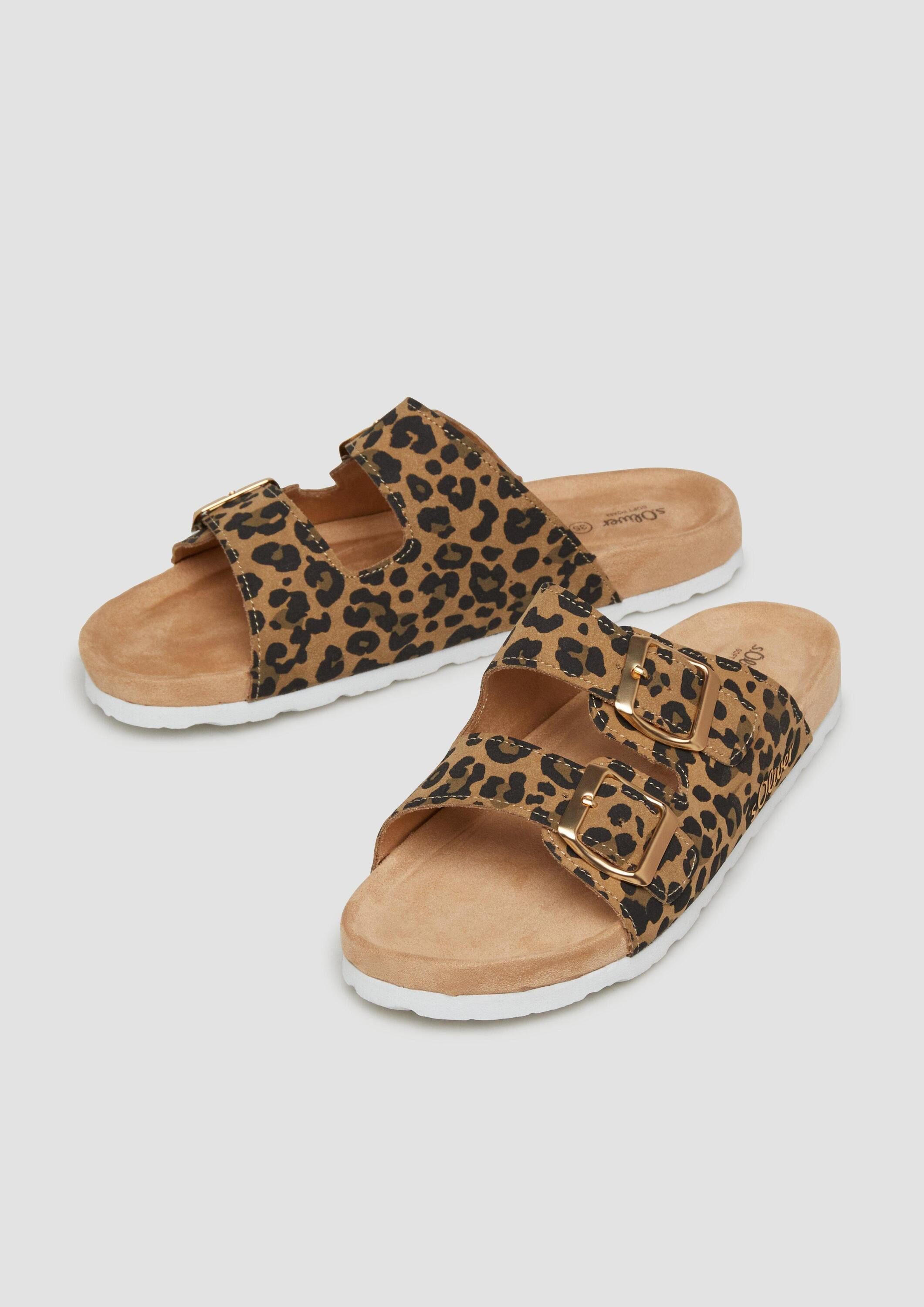 s.Oliver Pantoletten Slipper Pantoletten mit Verschluss-Details