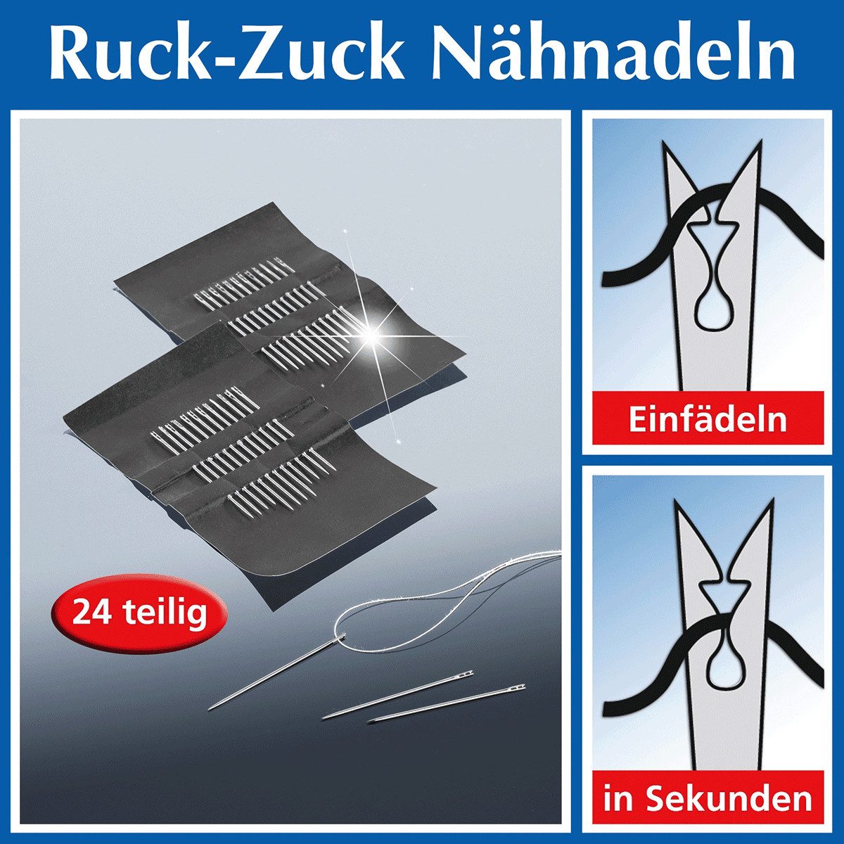 Nähnadeln Wundernadeln 24er Set