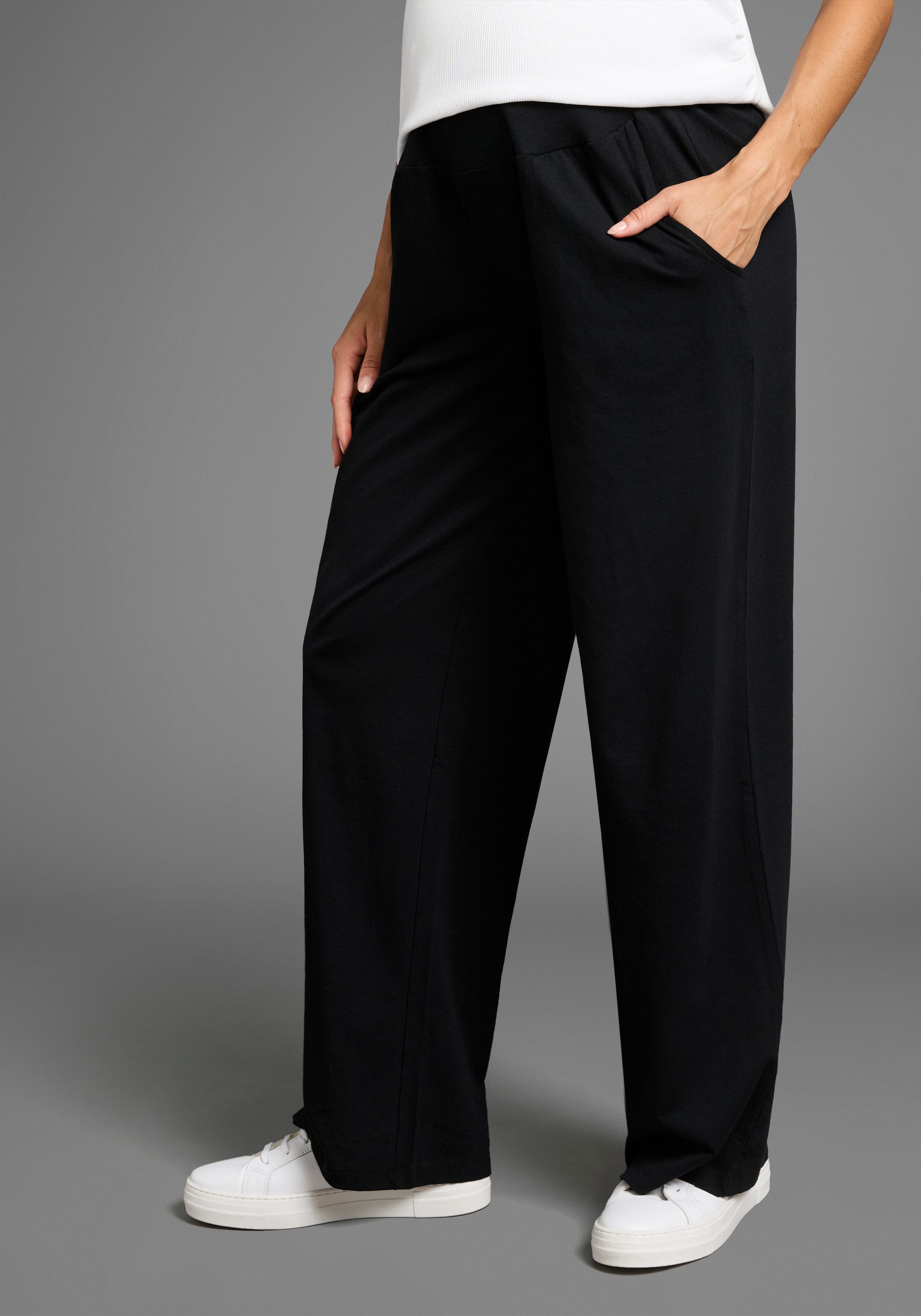 Neun Monate Umstandshose Weiche Jersey-Hose Jersey-Hose für Schwangerschaft und Stillzeit