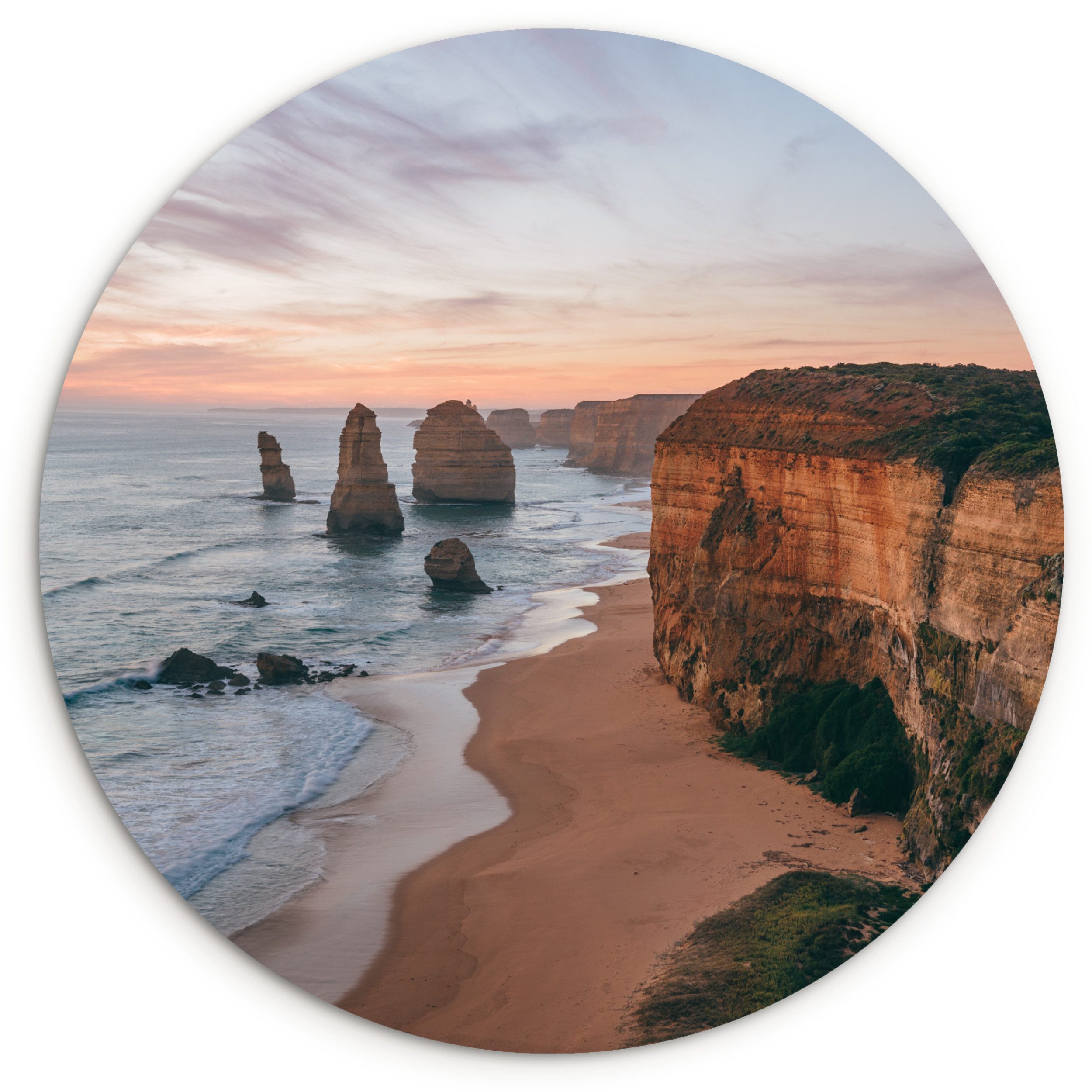 Gemälde Strand - Sand - Meer - Stein