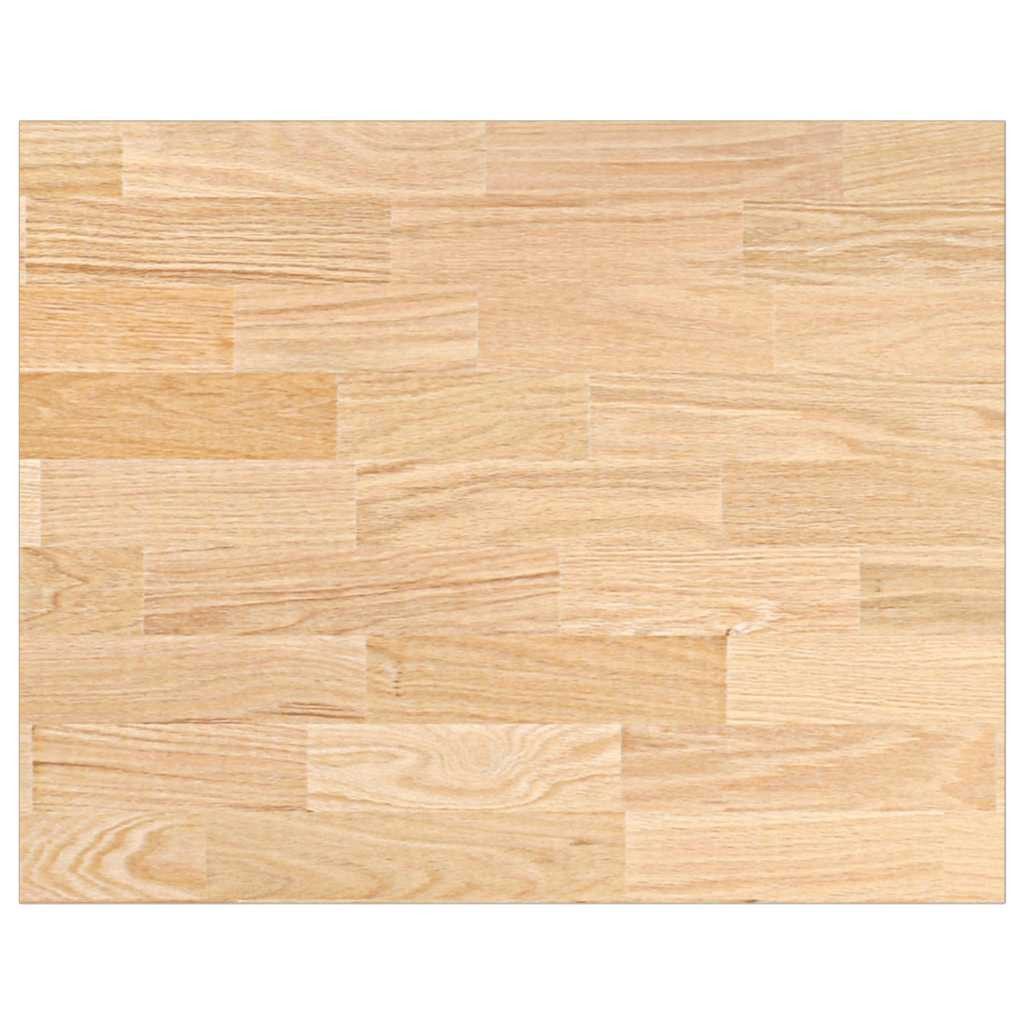 vidaXL Tischplatte Küchenarbeitsplatte 80x63,5x4 cm Massivholz Eiche Rechteckig (1 St)