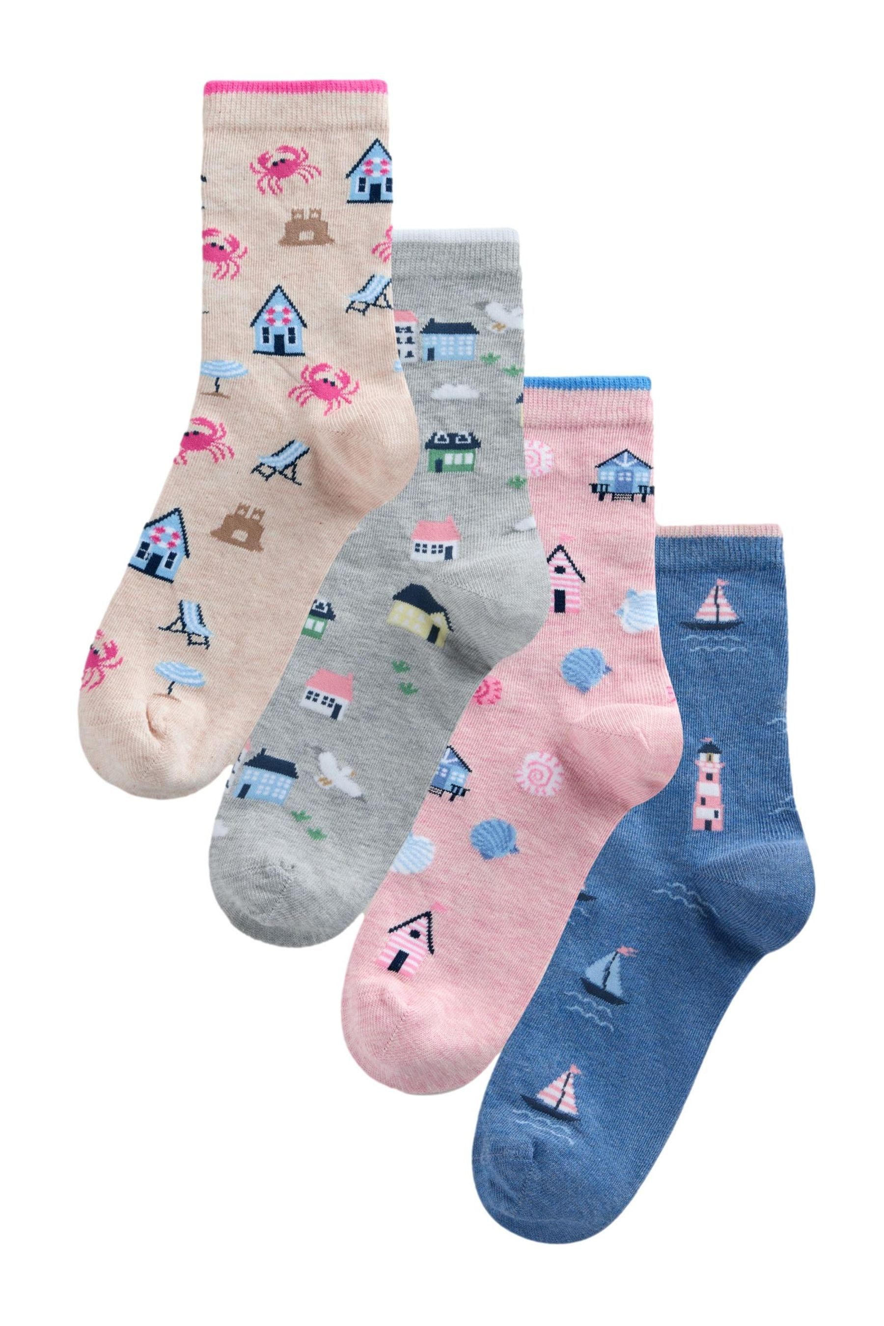 Kurzsocken Knöchelhohe Socken, 4er-Pack