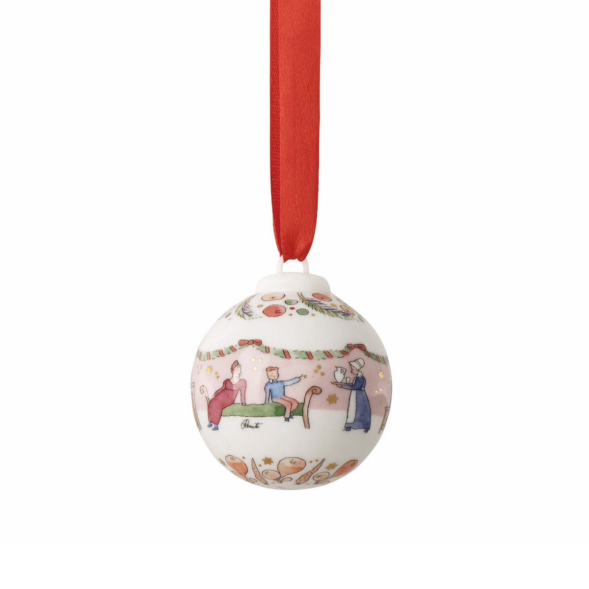 Hutschenreuther Weihnachtsbaumkugel Mini-Anhänger, 4,5 cm