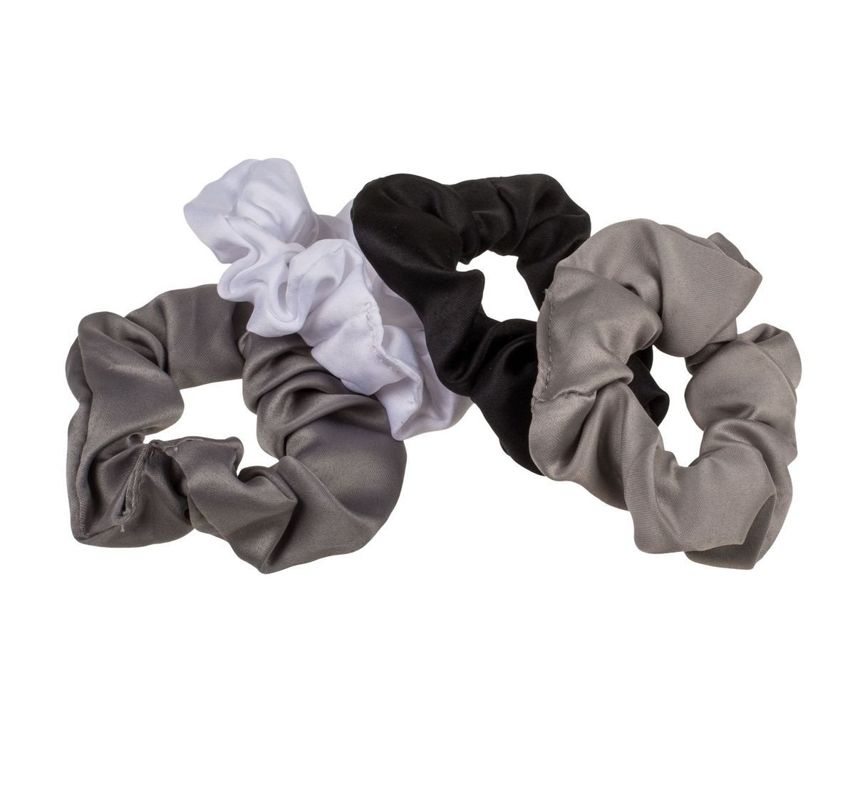 OOTB Haargummi Haargummi Textil Haarband Scrunchie 4er Set ca. 7 cm, 4-tlg., Haarschonend und komfortabel