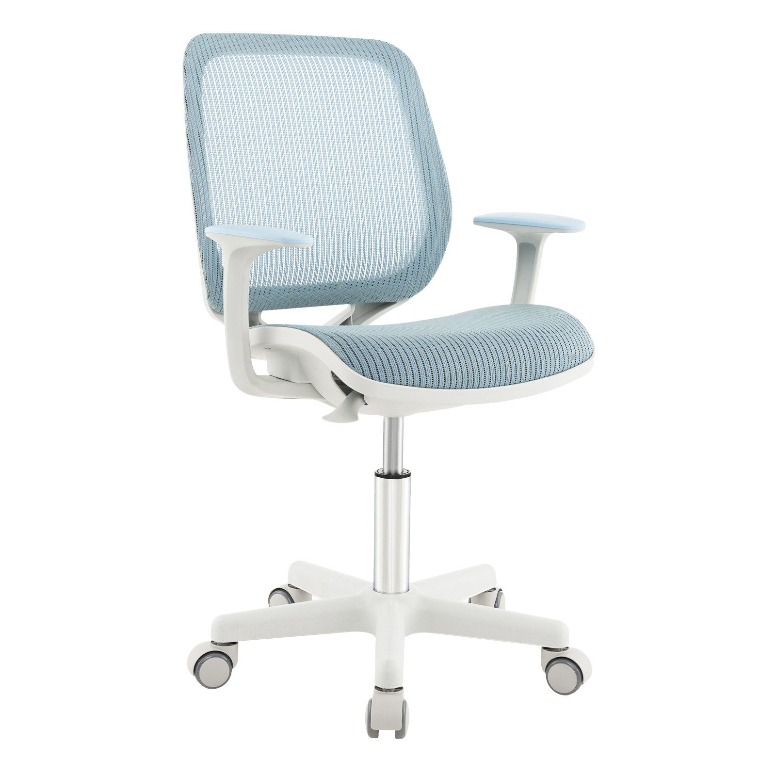 COSTWAY Drehstuhl Kinderstuhl, 43-55cm höhenverstellbar, mit Rollen 360° dr günstig online kaufen