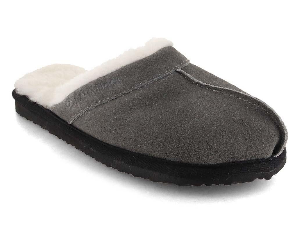 LAMMBOCK Woolson offene Lammfellpantoffeln Schaffell-Hausschuhe für Damen Herre Hausschuh mit breiter Komfort Passform