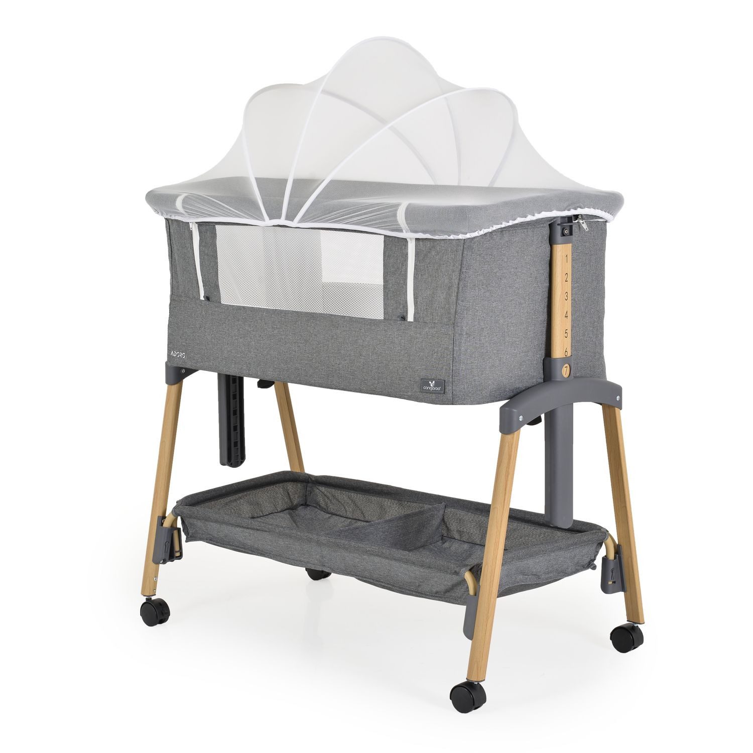 Cangaroo Komplettbett Babybett, Beistellbett Adoro, verstellbar, günstig online kaufen