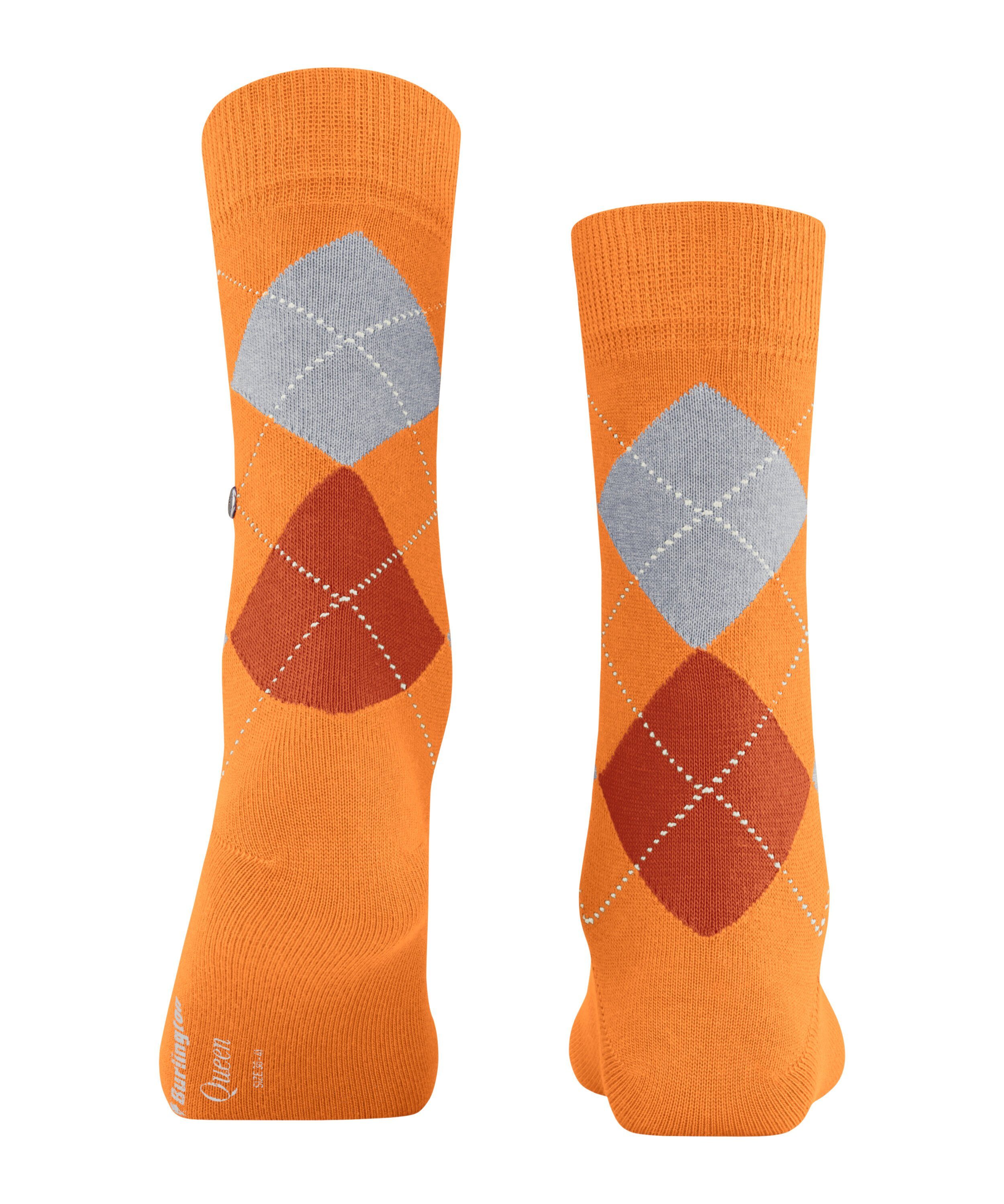 (8464) Queen Socken (1-Paar) mandarin Burlington