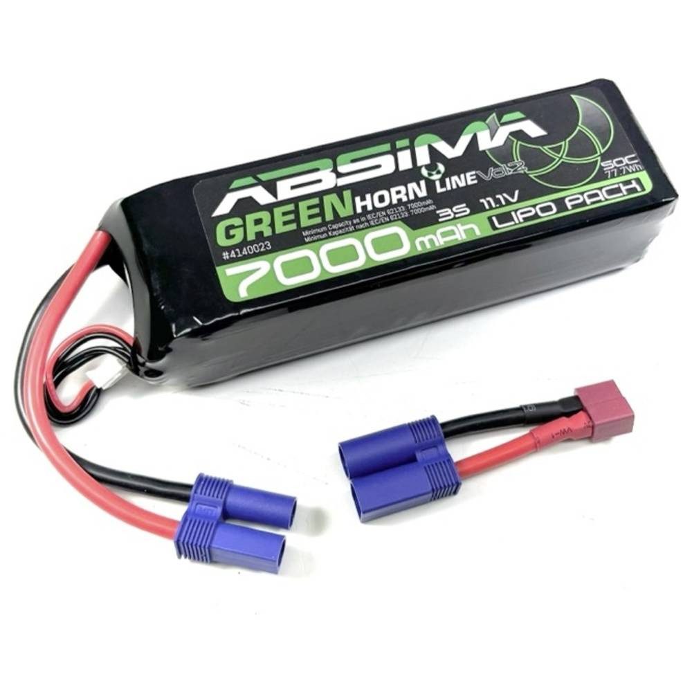 GREENHORN LINEV2 3S 11.1V-50C 7000 SC LIPO AKKU mit EC5 Plug 4140023 Akku