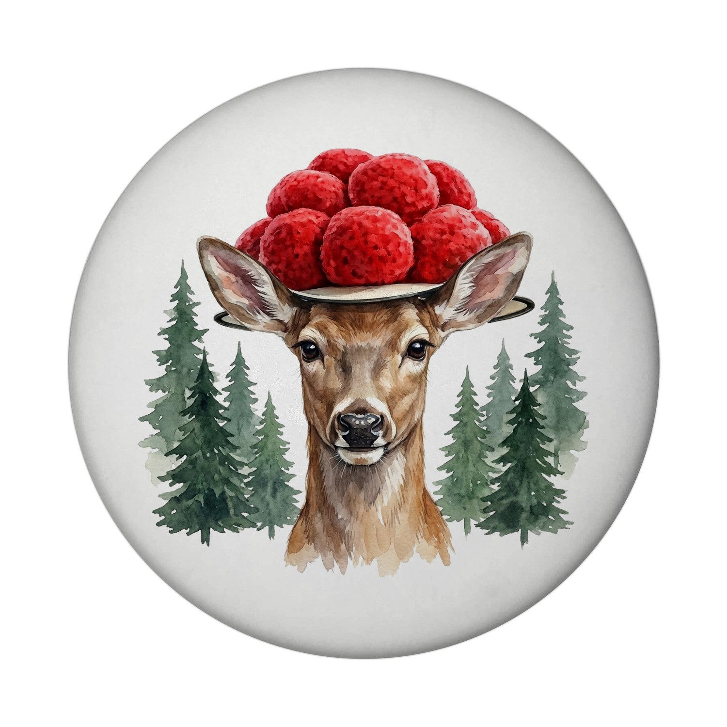 speecheese Magnet Reh mit Bollenhut Magnet Schwarzwald Motiv