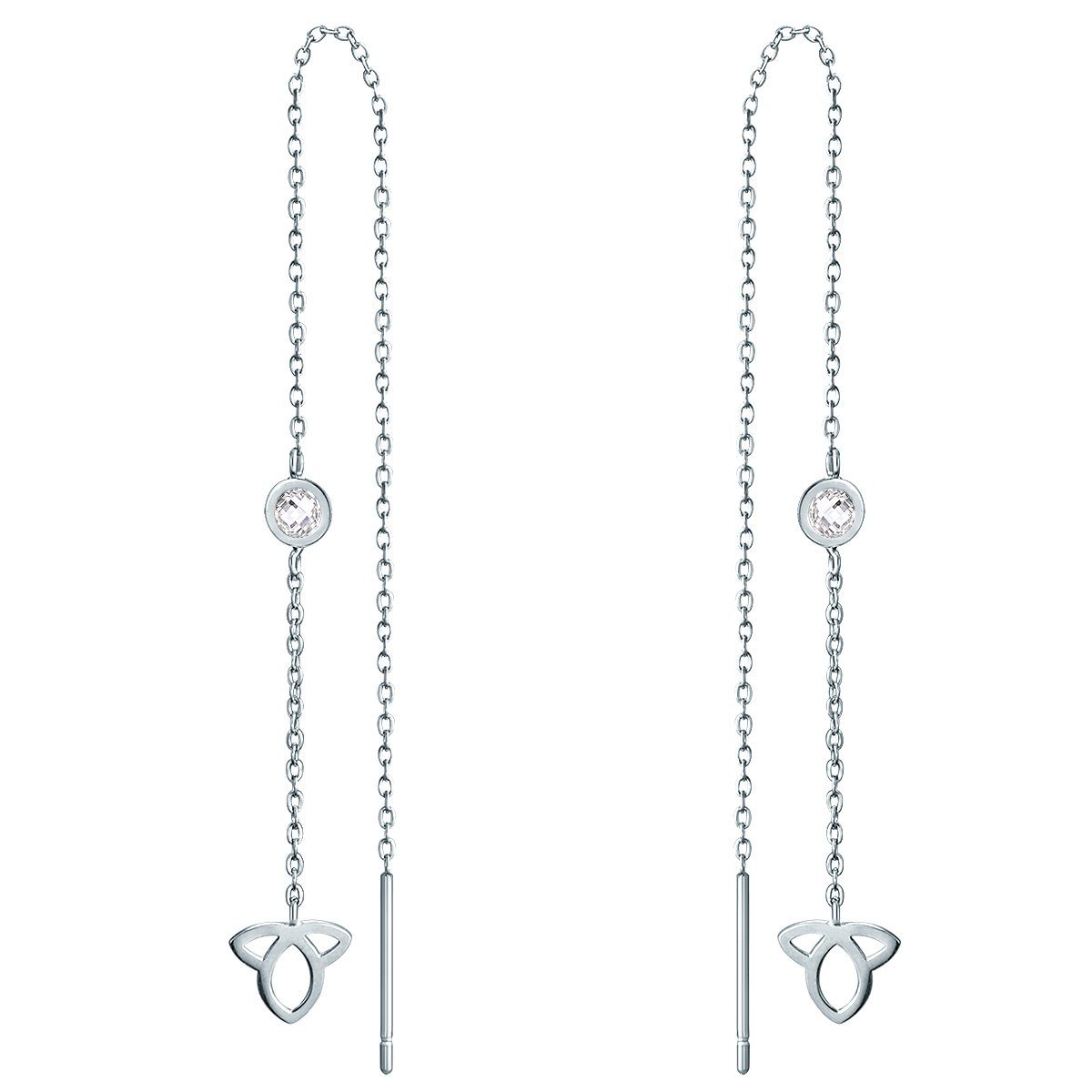 Eastside Paar Ohrhänger silber, mit Preciosa günstig online kaufen