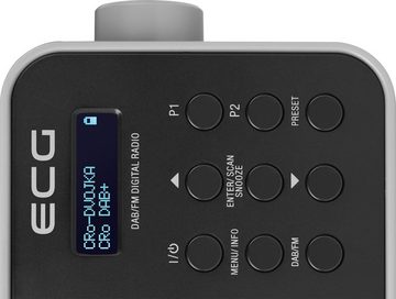 ECG RD 110 DAB Black Digitalradio (DAB) (Digitalradio (DAB), FM, tragbar, Wecker, Timer, Snoozer, 1,00 W, USB, DAB+, FM, Tragbar)