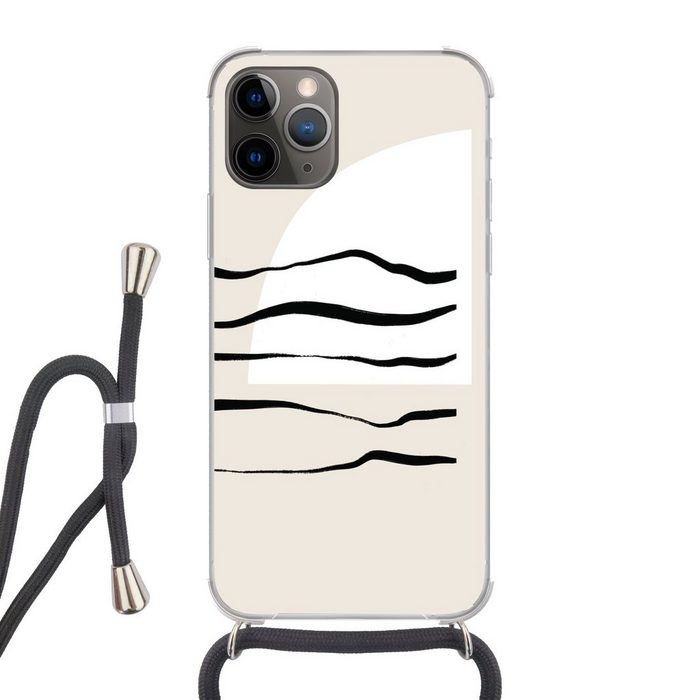 MuchoWow Handyhülle Abstrakt - Linie - Pastell Handyhülle Telefonhülle Apple iPhone 13 Pro