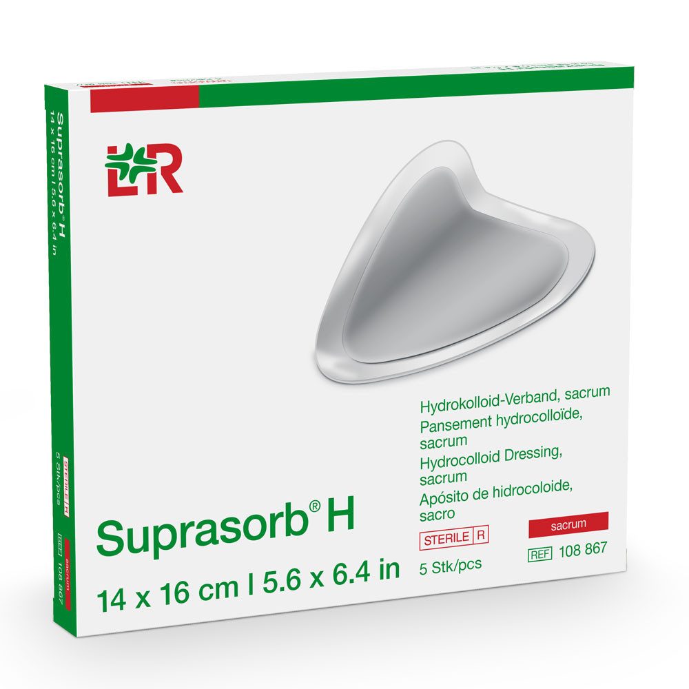 Lohmann & Rauscher GmbH & Co.KG Wundpflaster L&R Suprasorb H Hydrokolloid-Verband Sacrum 14x16